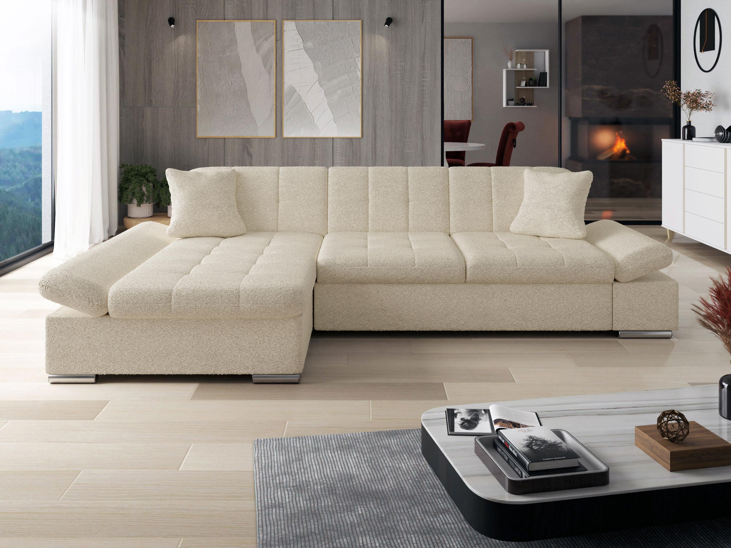 Ъглов диван Comfivo Sanitas I (Sandu 224.02)