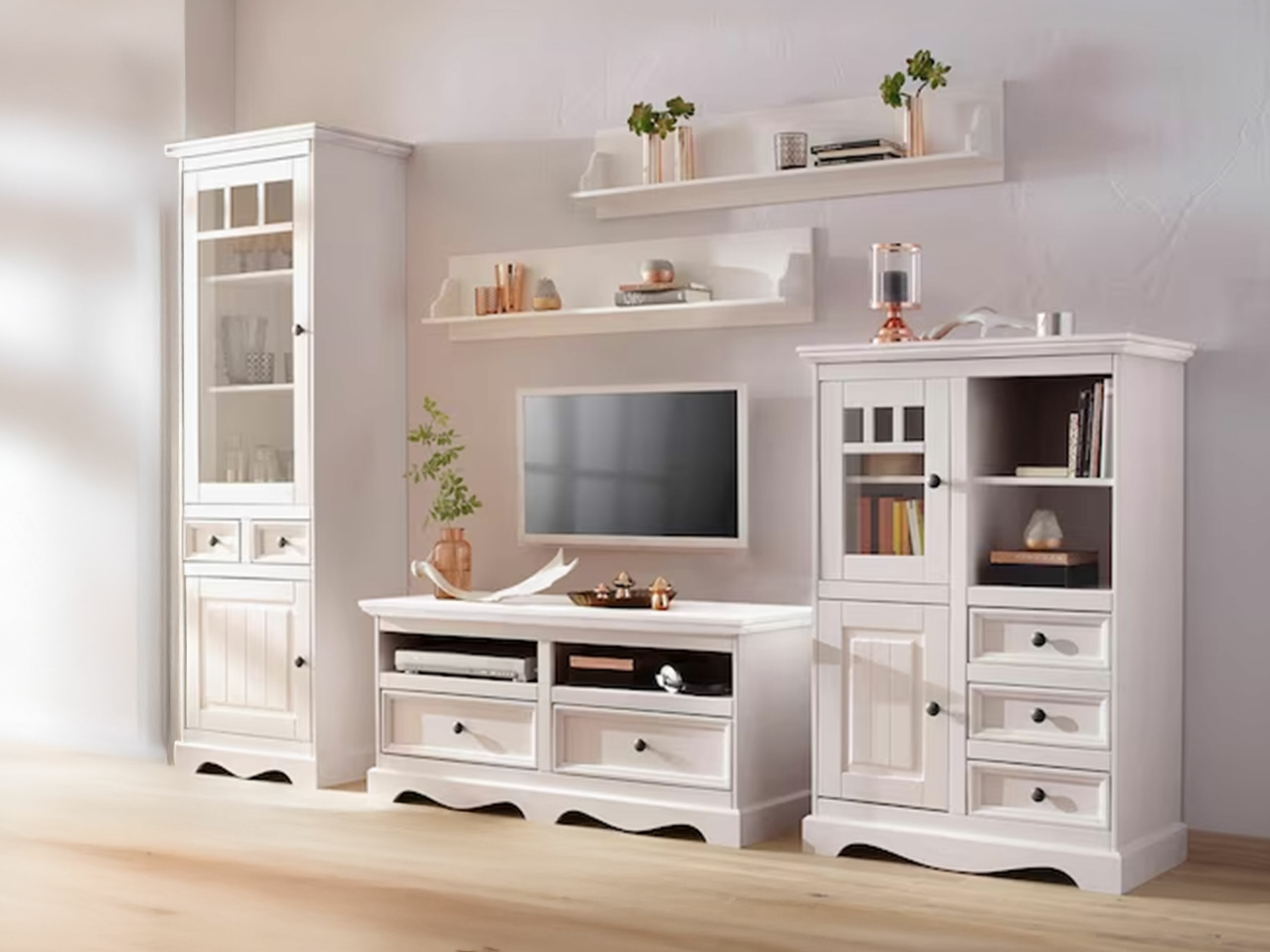 Комплект за хол Fentivo 110 (Бял)