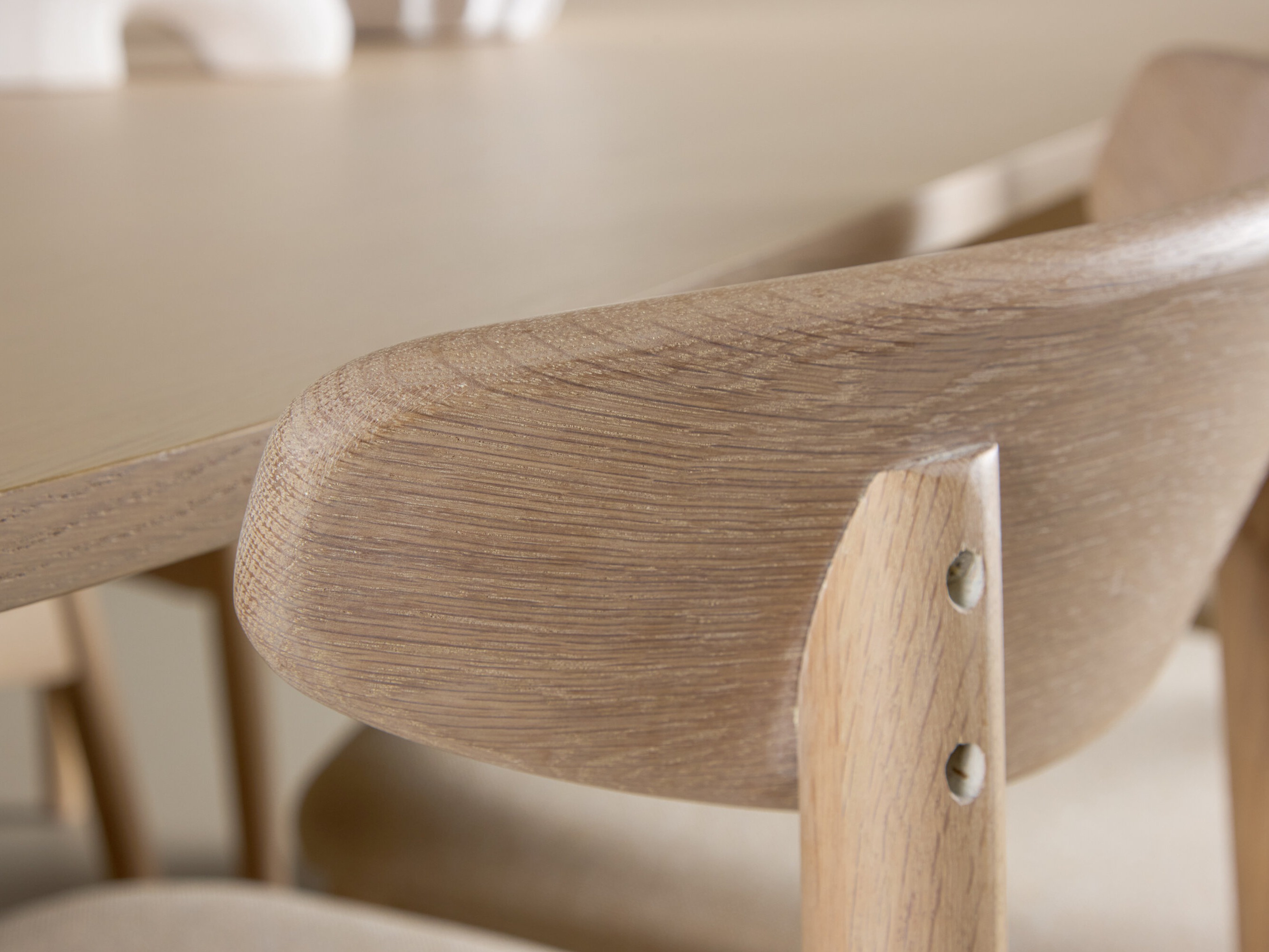 Маса и столове за трапезария Dallas 5020 (Ярък дърво + Бежов)