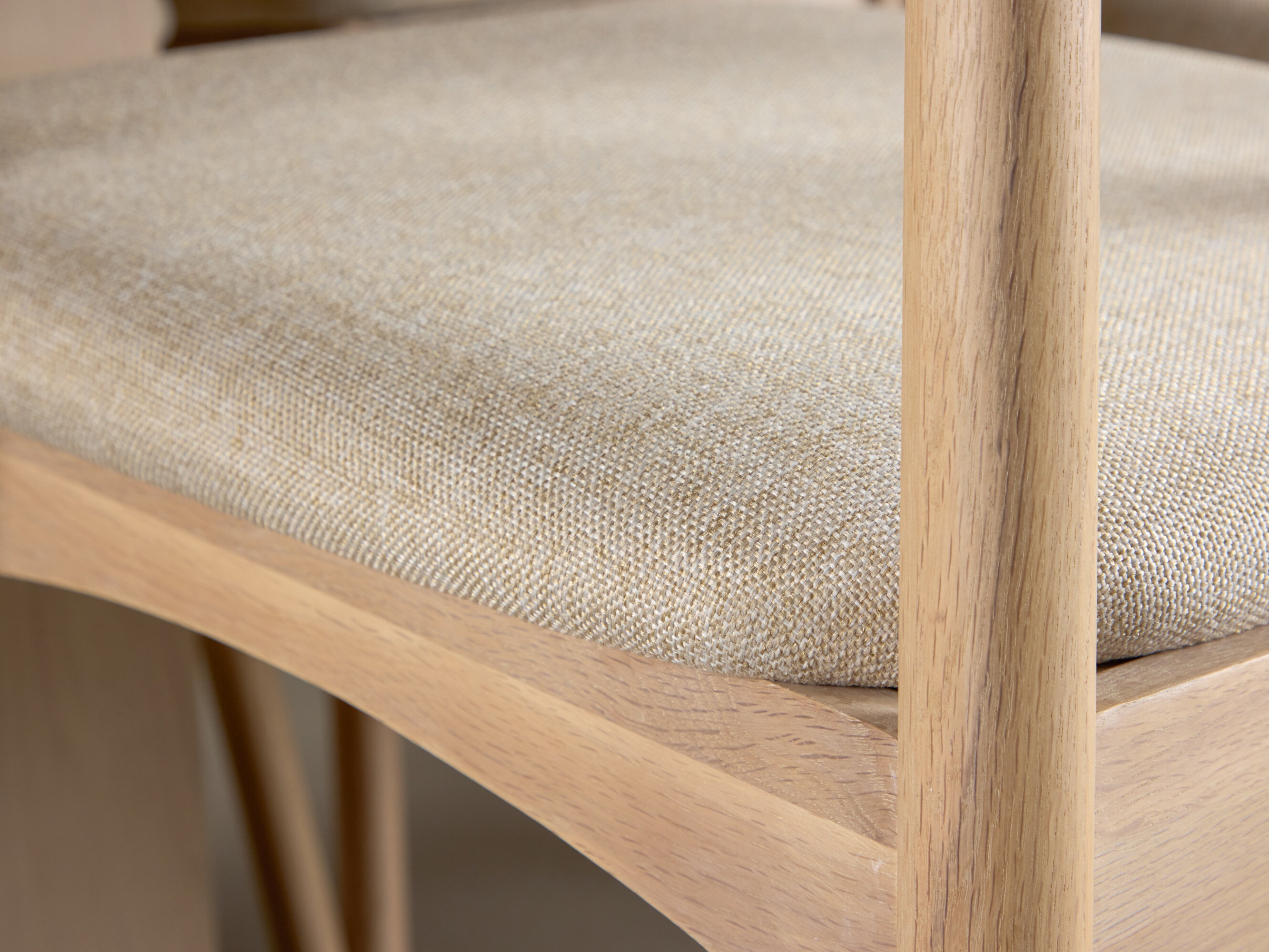 Маса и столове за трапезария Dallas 5020 (Ярък дърво + Бежов)