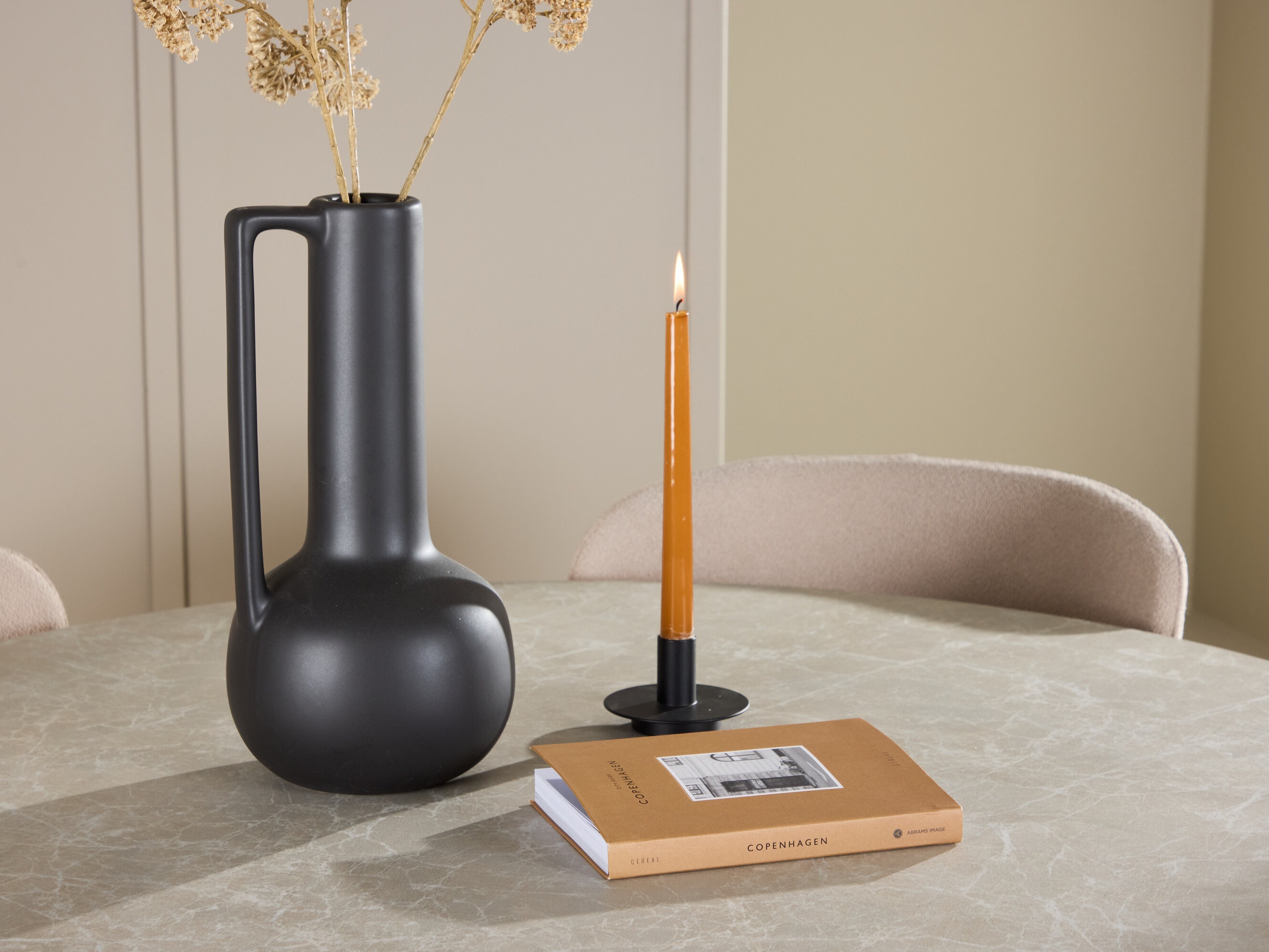 Маса и столове за трапезария Dallas 5023 (Бежов)