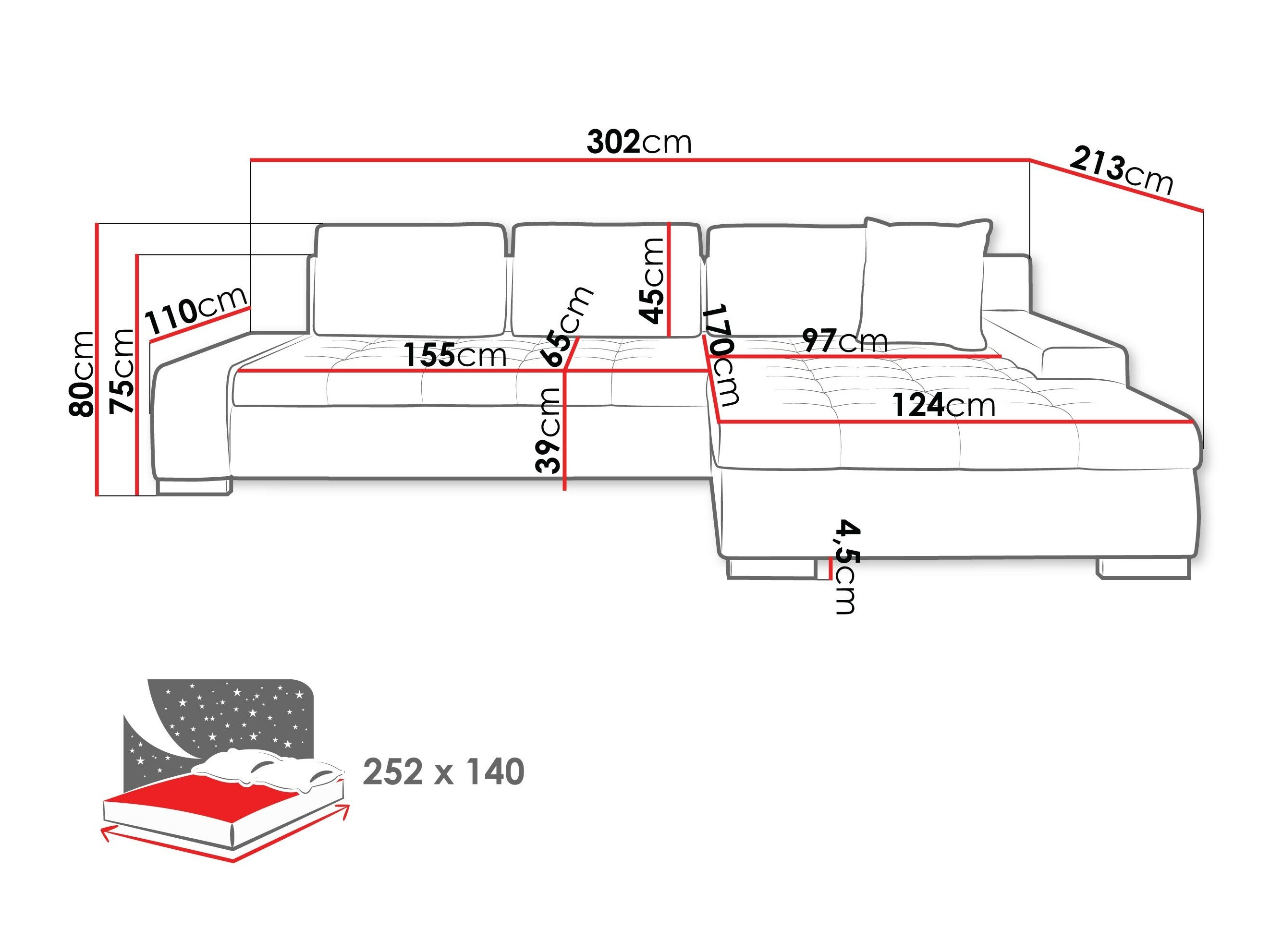 Ъглов диван Comfivo Nitor II (Majorka 03)