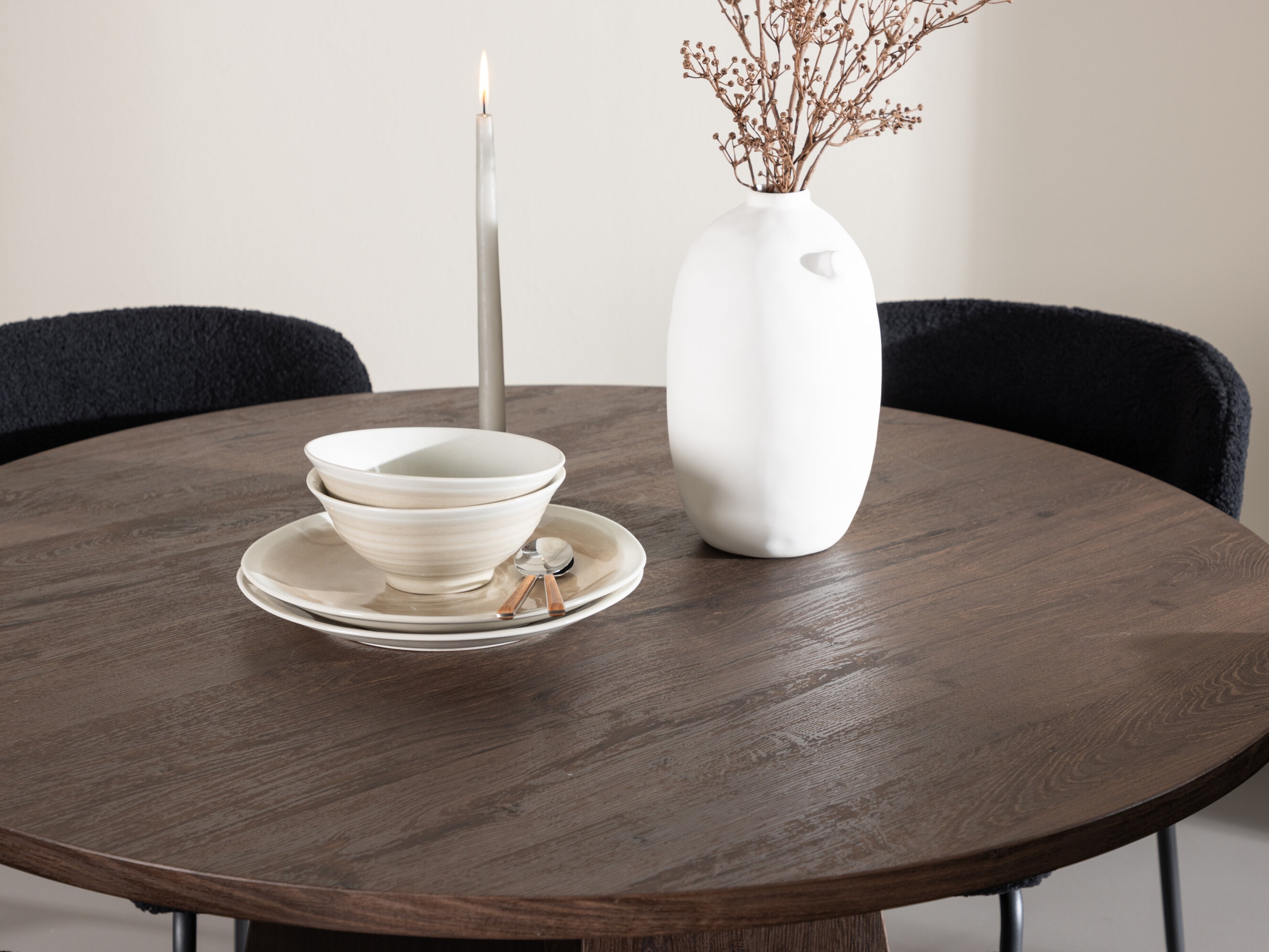 Маса и столове за трапезария Dallas 5051 (Черен)