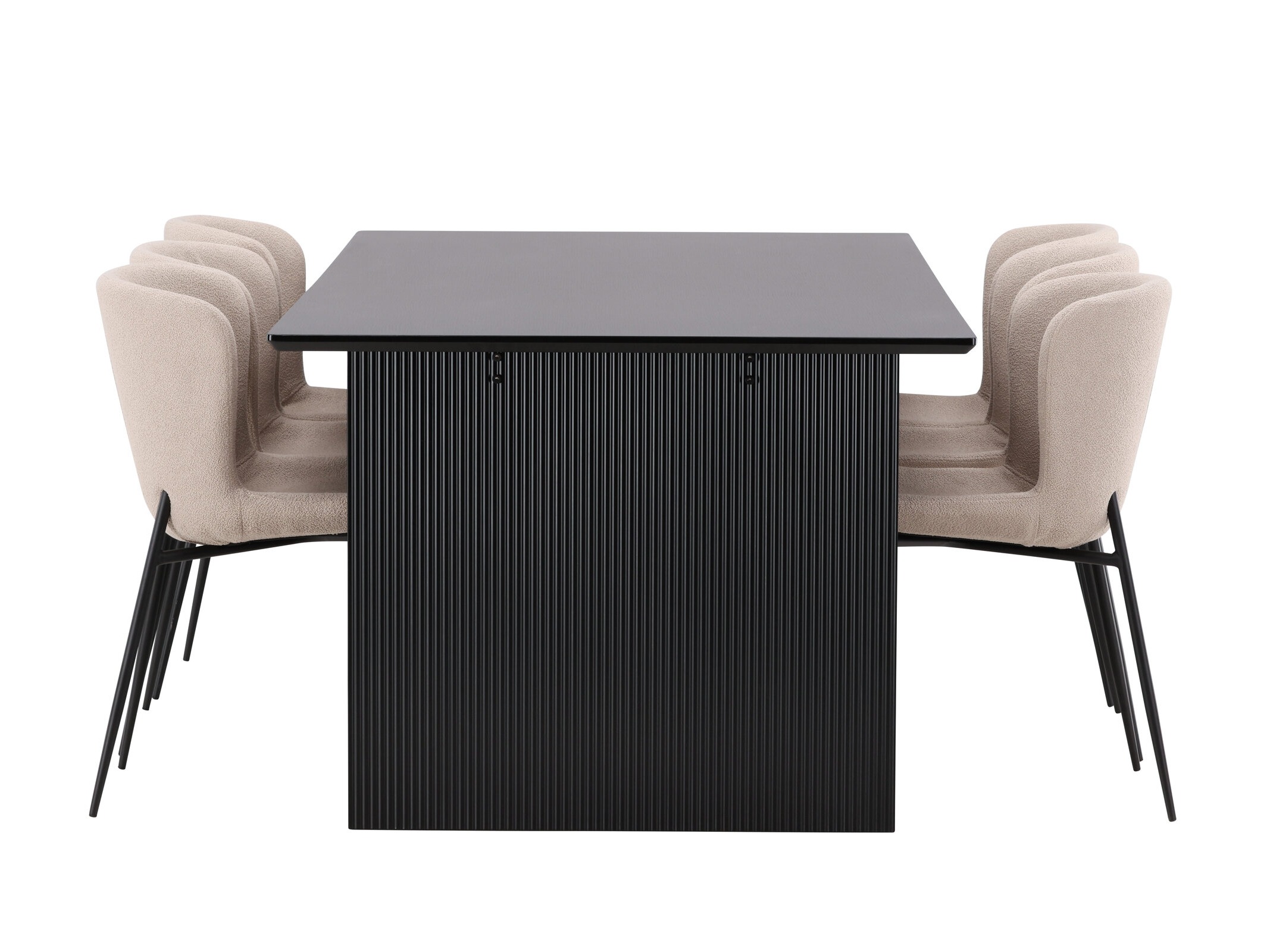 Маса и столове за трапезария Dallas 5066 (Бежов)