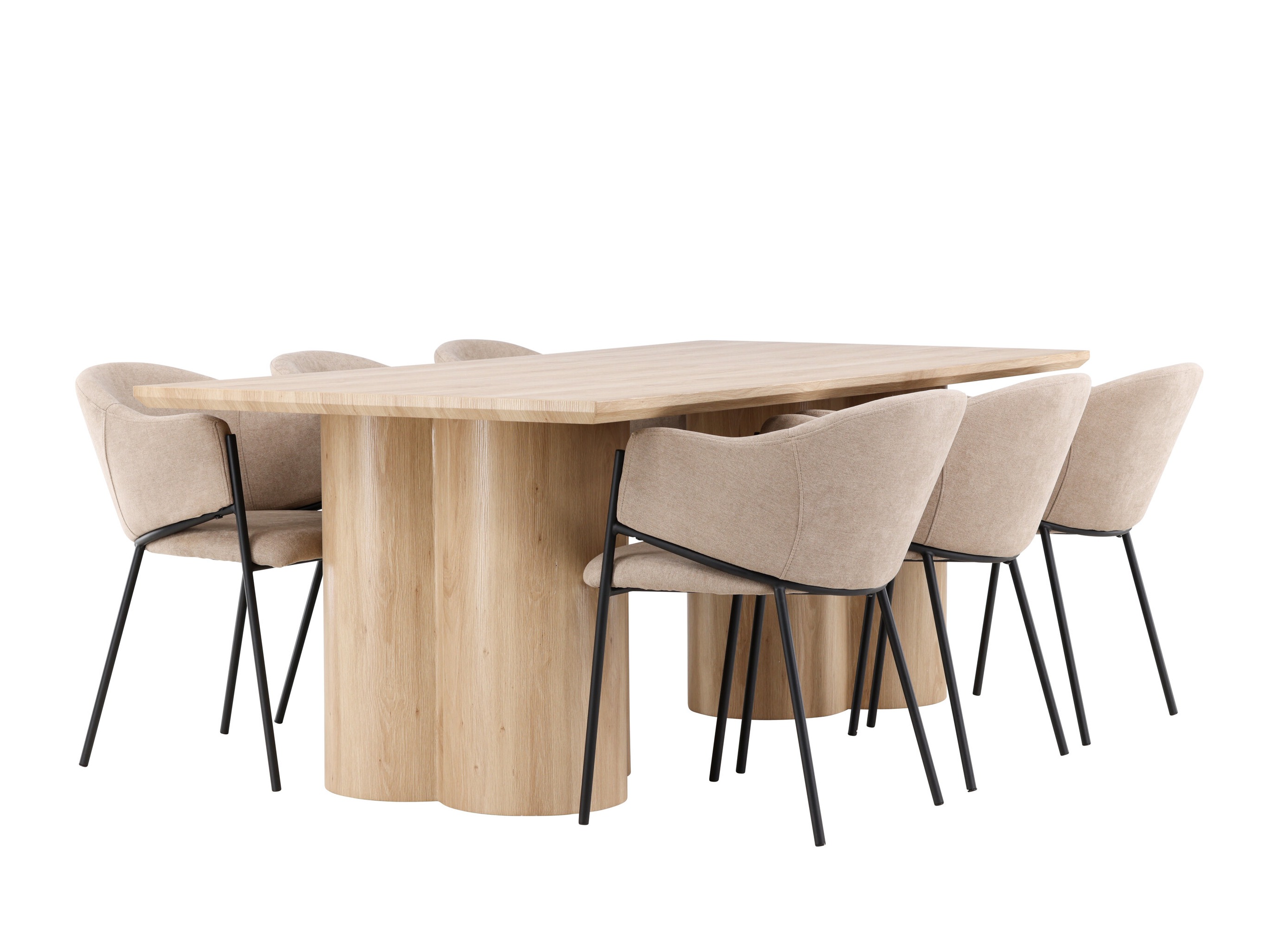 Маса и столове за трапезария Dallas 5070