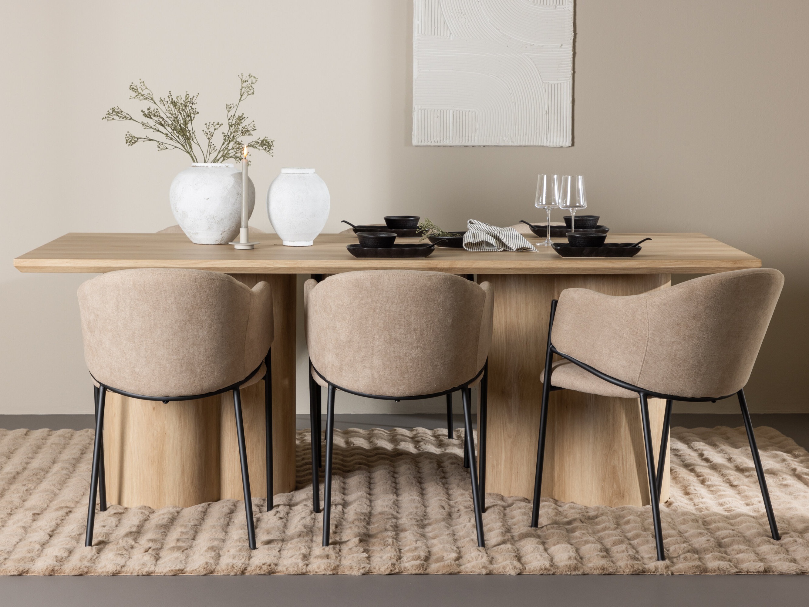 Маса и столове за трапезария Dallas 5070