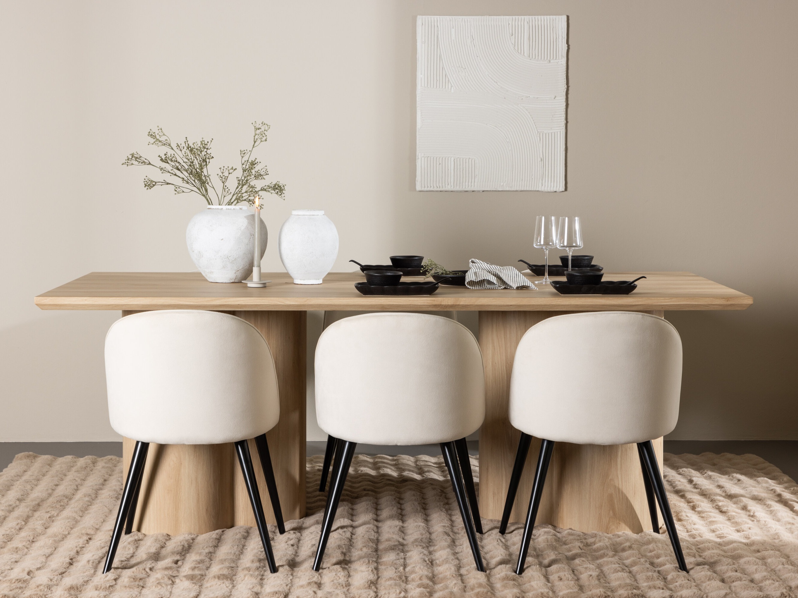 Маса и столове за трапезария Dallas 5074