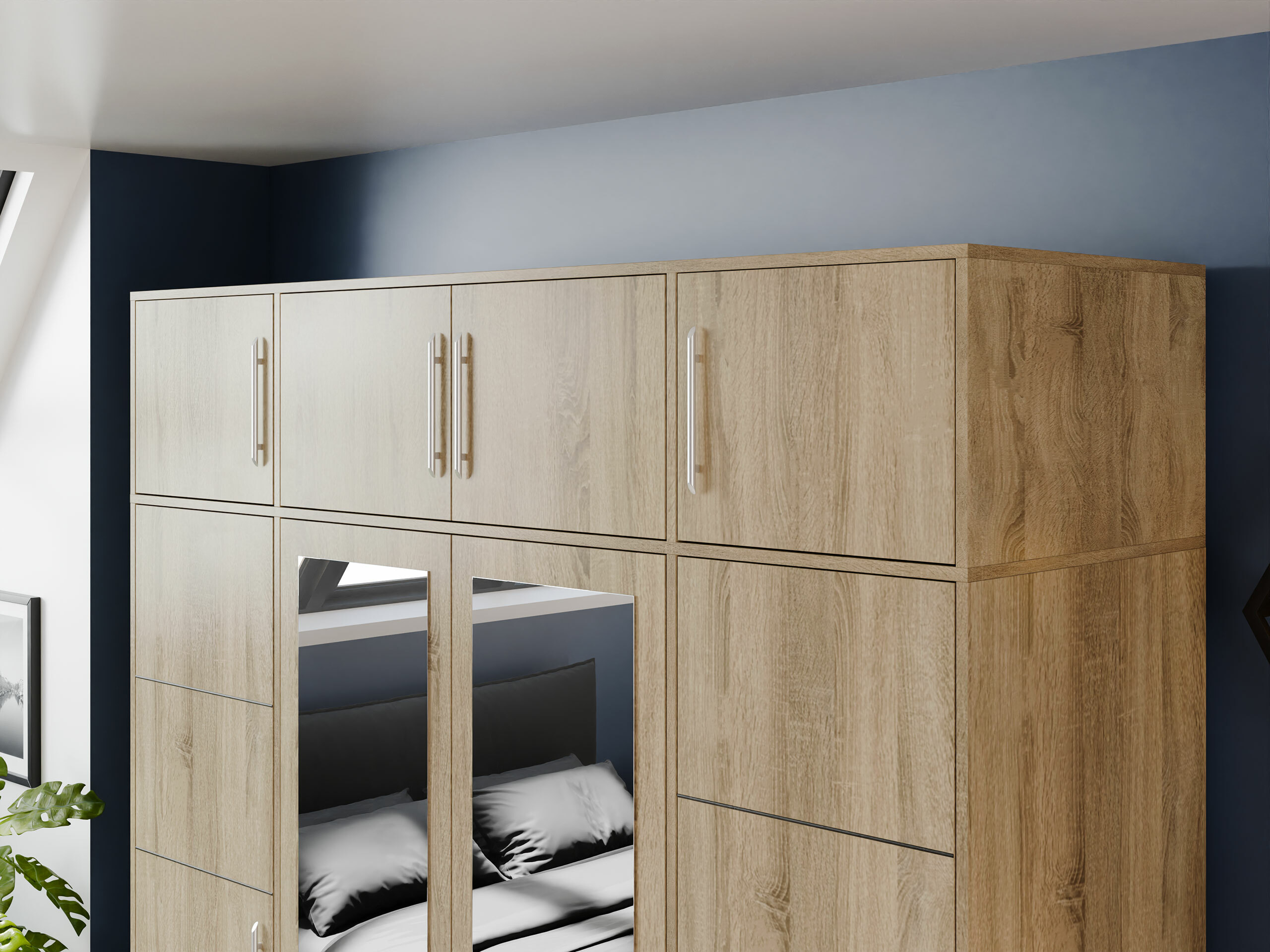 Шкаф Dortivu 146 (Сонома дъб)