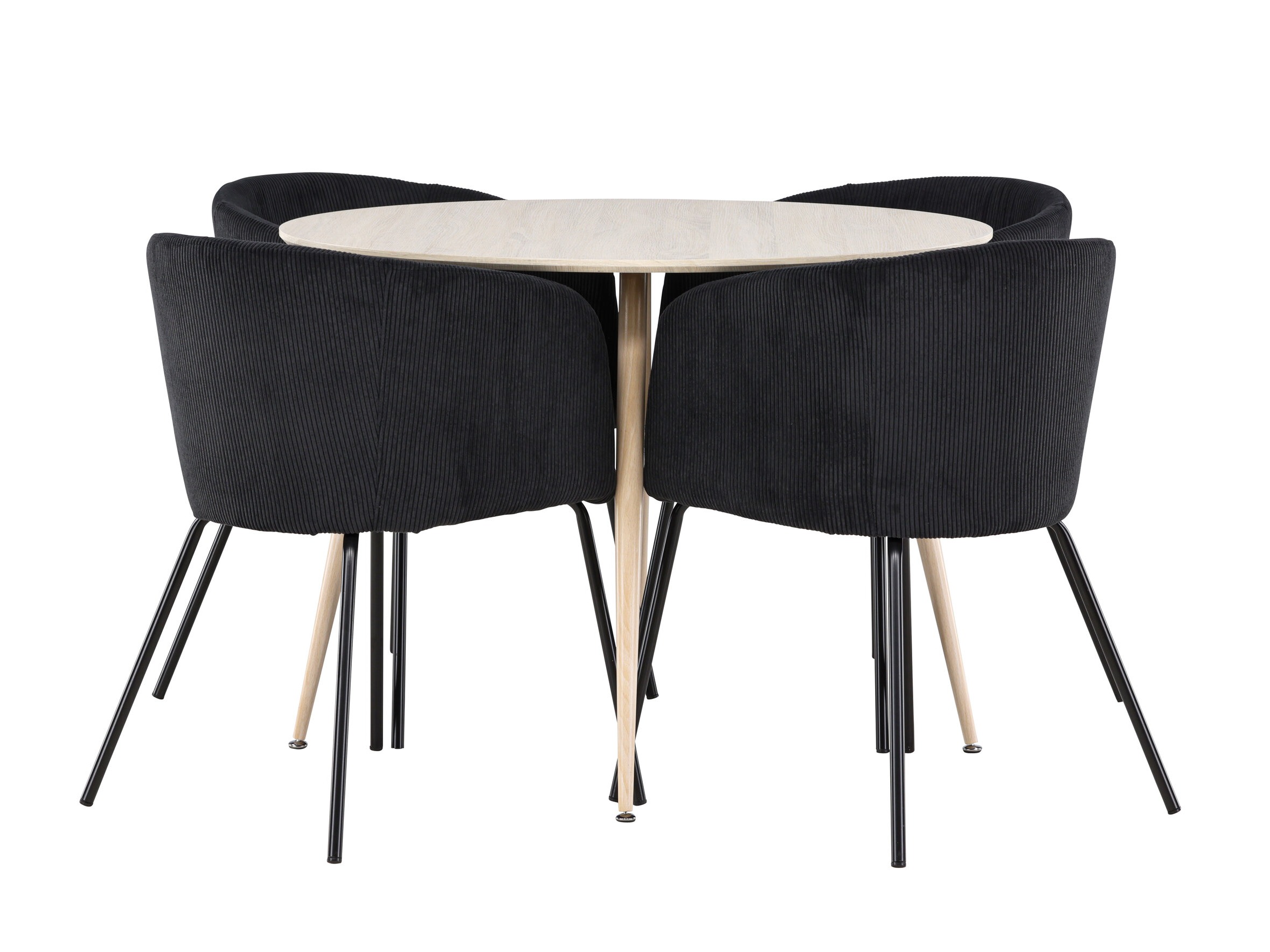 Маса и столове за трапезария Dallas 5103 (Светлокафяво)