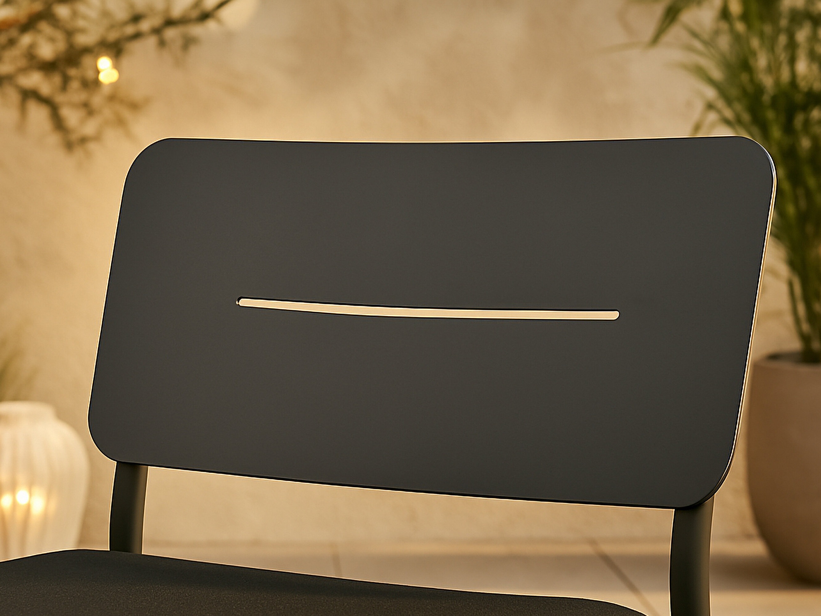 Градински стол Dallas 825 (Черен)