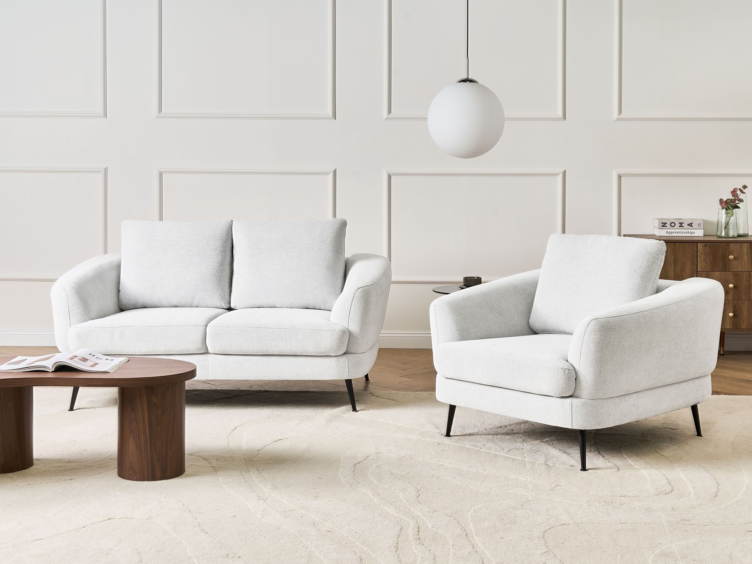 Диван Berwyn 2900 (Бял)