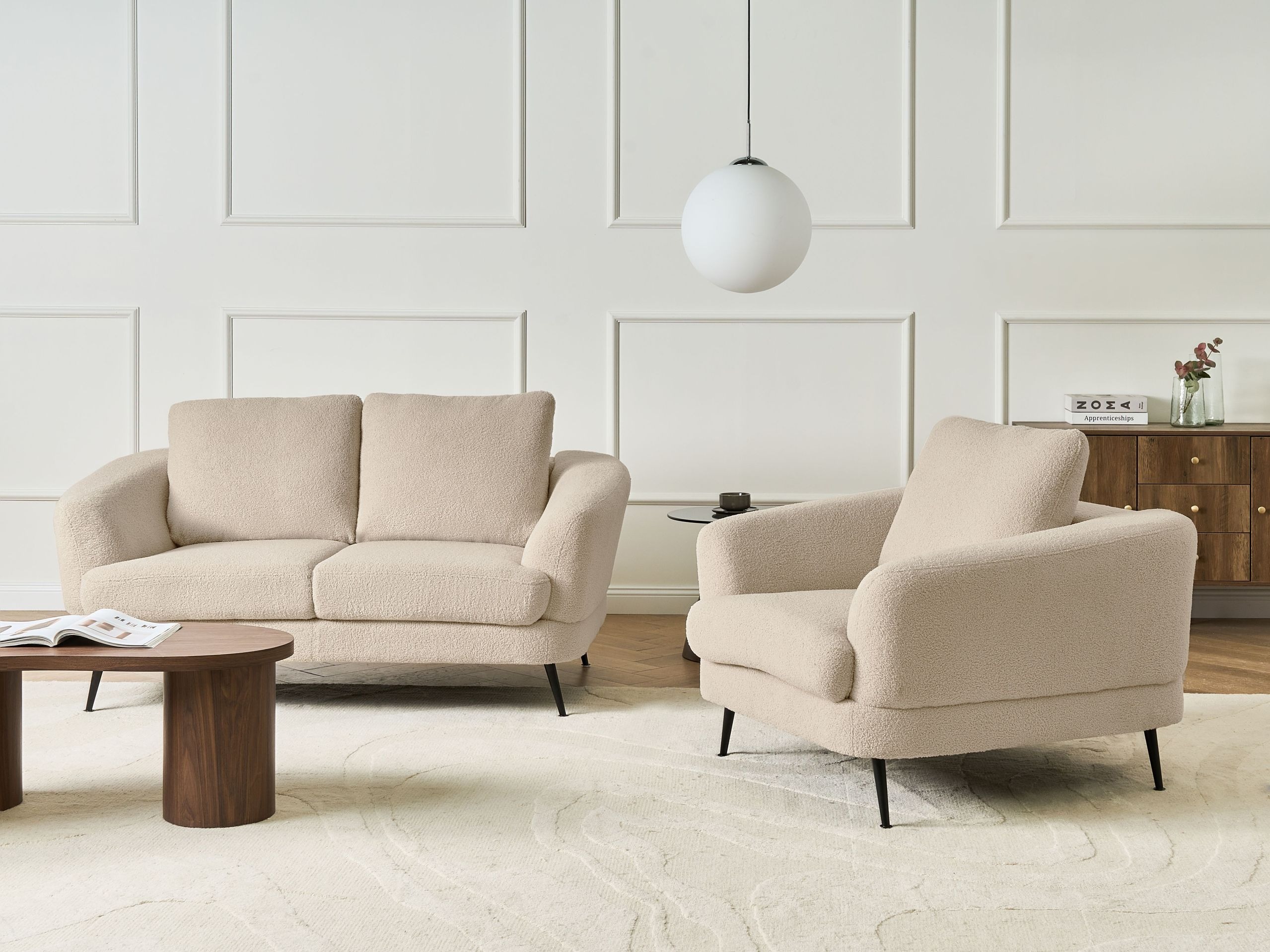 Фотьойл Berwyn 2901 (Светло бежово)