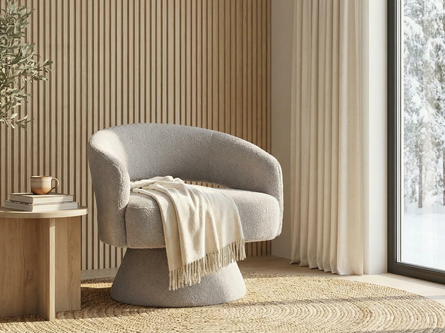 Фотьойл Comfivo Messis (Сив)