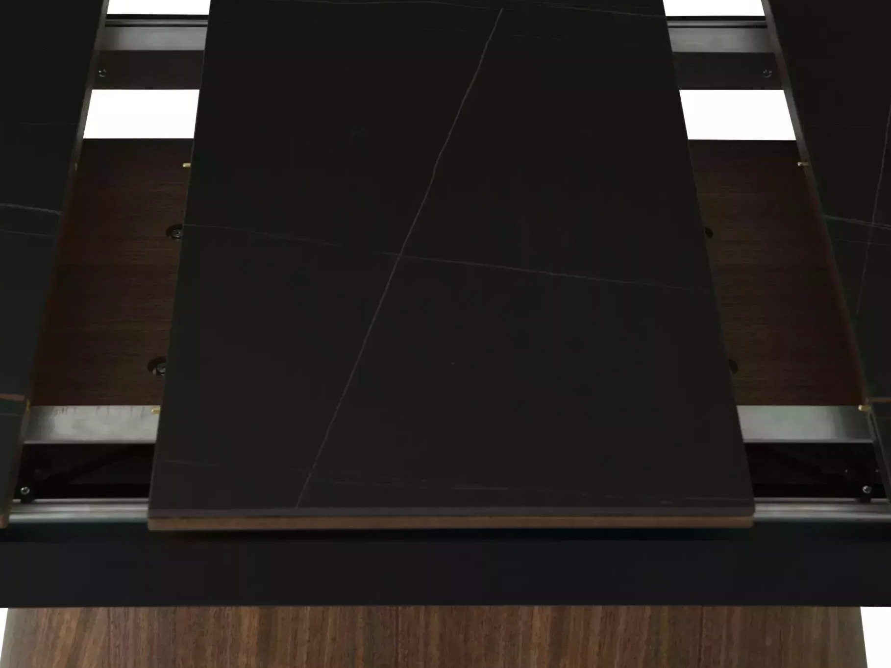 Маса Detroit 932 (Черен + Орех)