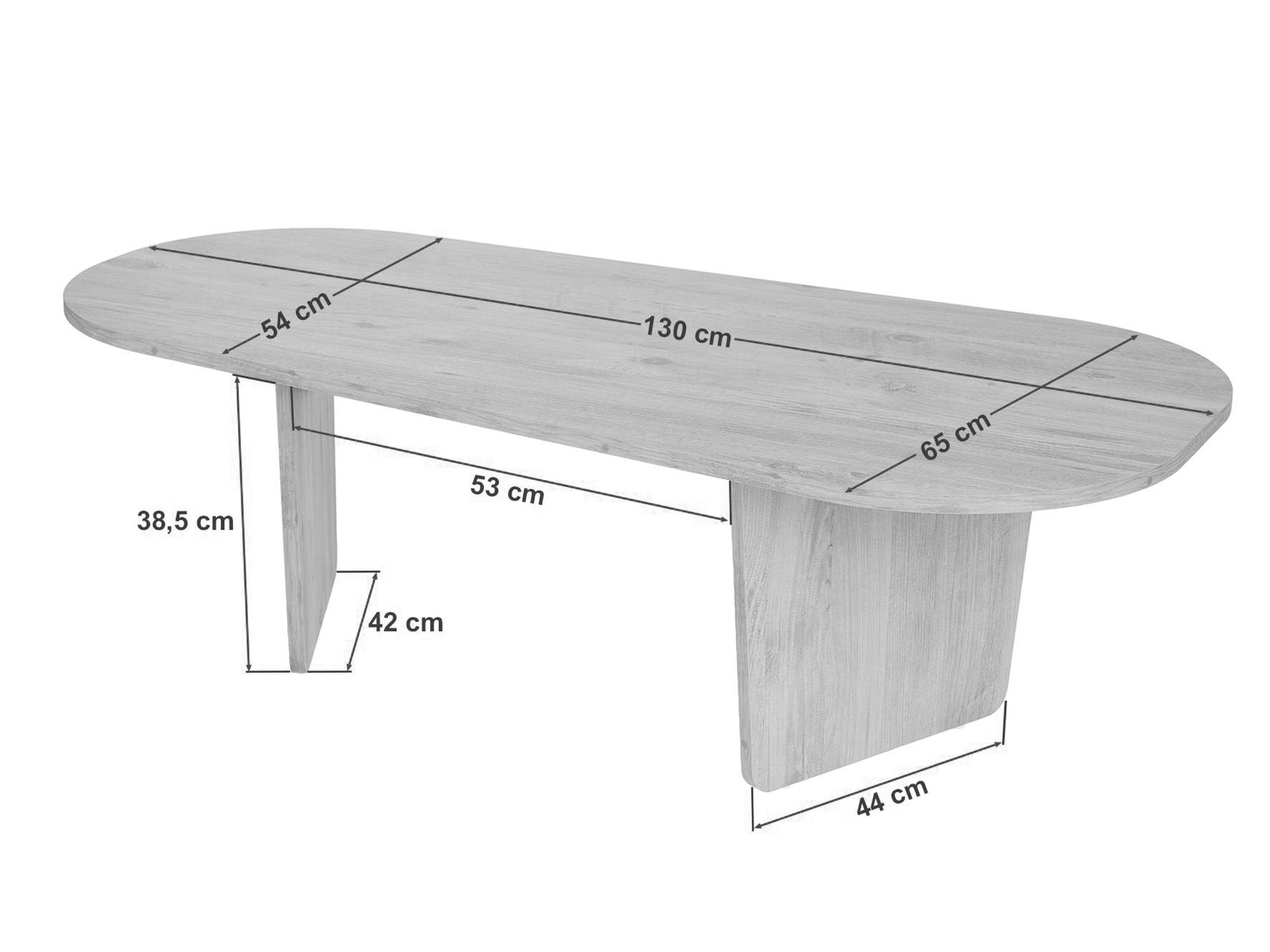 Масичка за кафе Novato 135 (Бор)