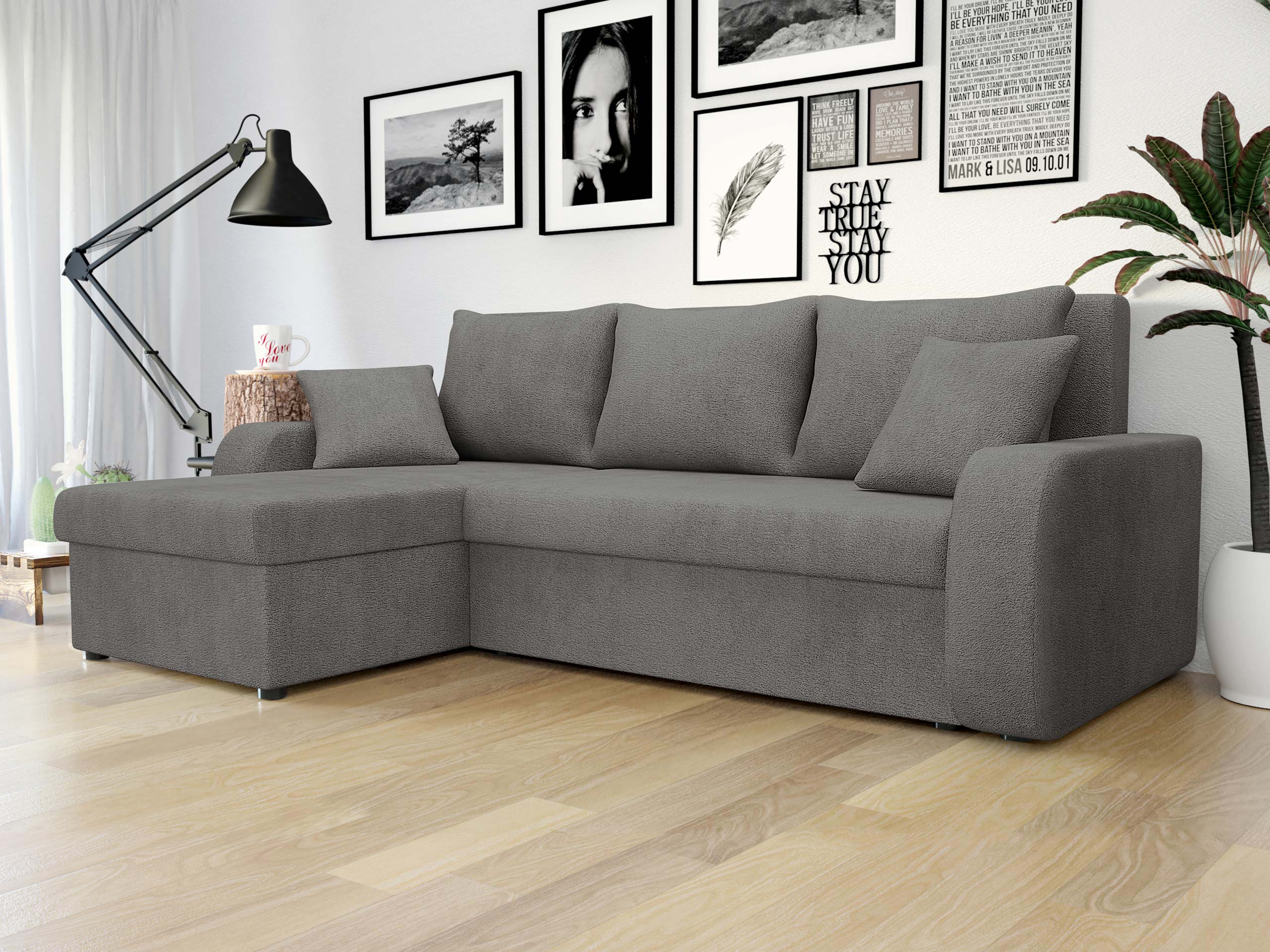 Ъглов диван Comfivo Melissa (Velo 635)