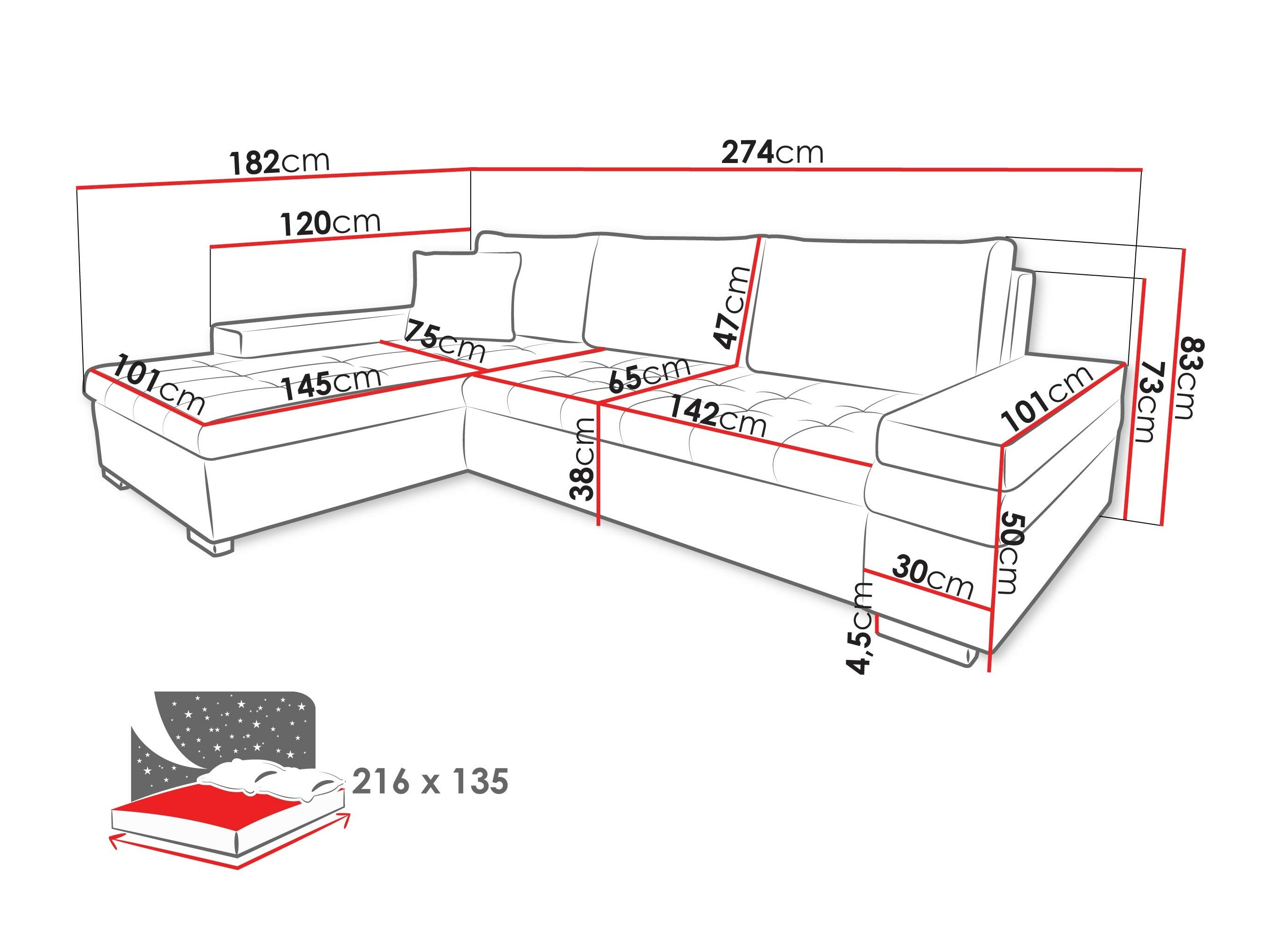 Ъглов диван Comfivo 212 (Otusso 14 + Sorriso 04)