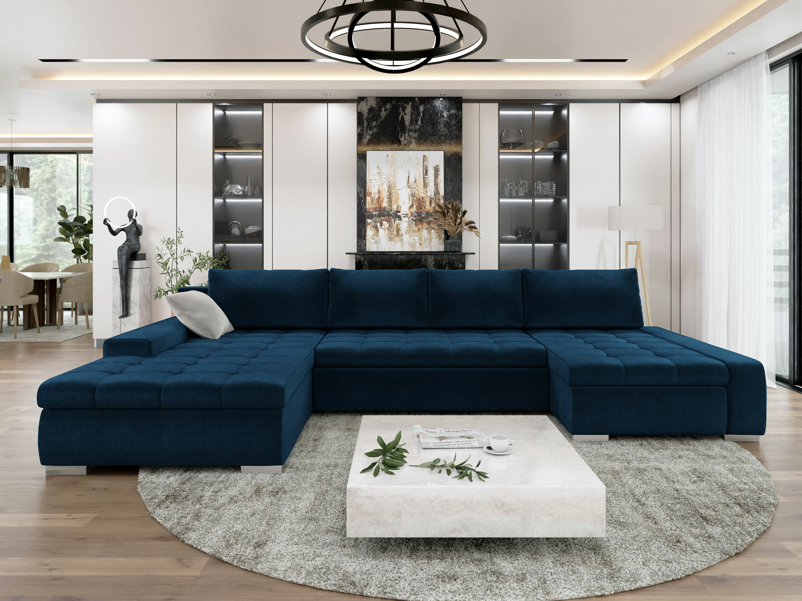 Ъглов диван Comfivo Oliva (Kronos 09 + Paros 05)
