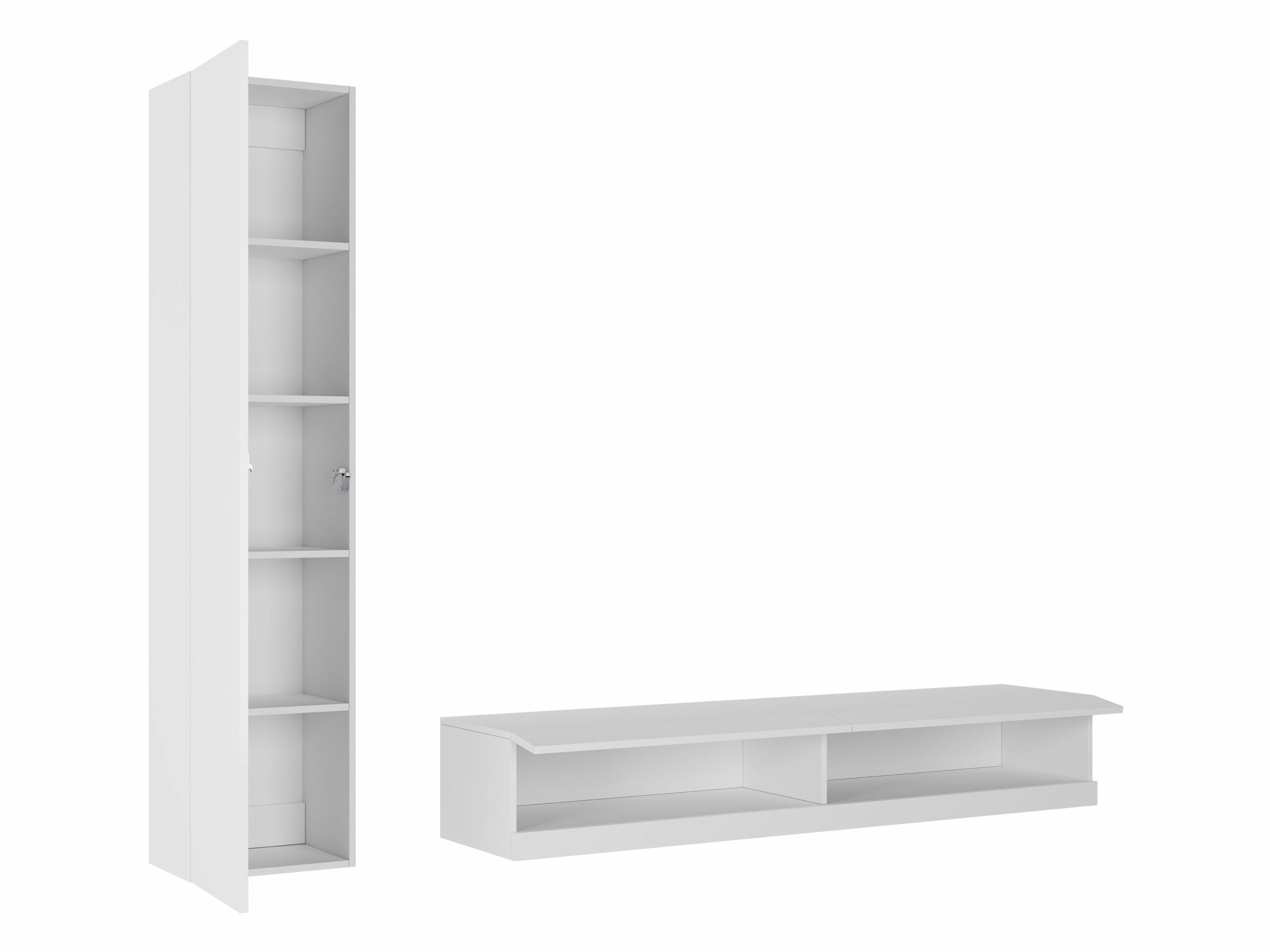 Комплект за хол Venenou 114 (Черен + Черен гланц)