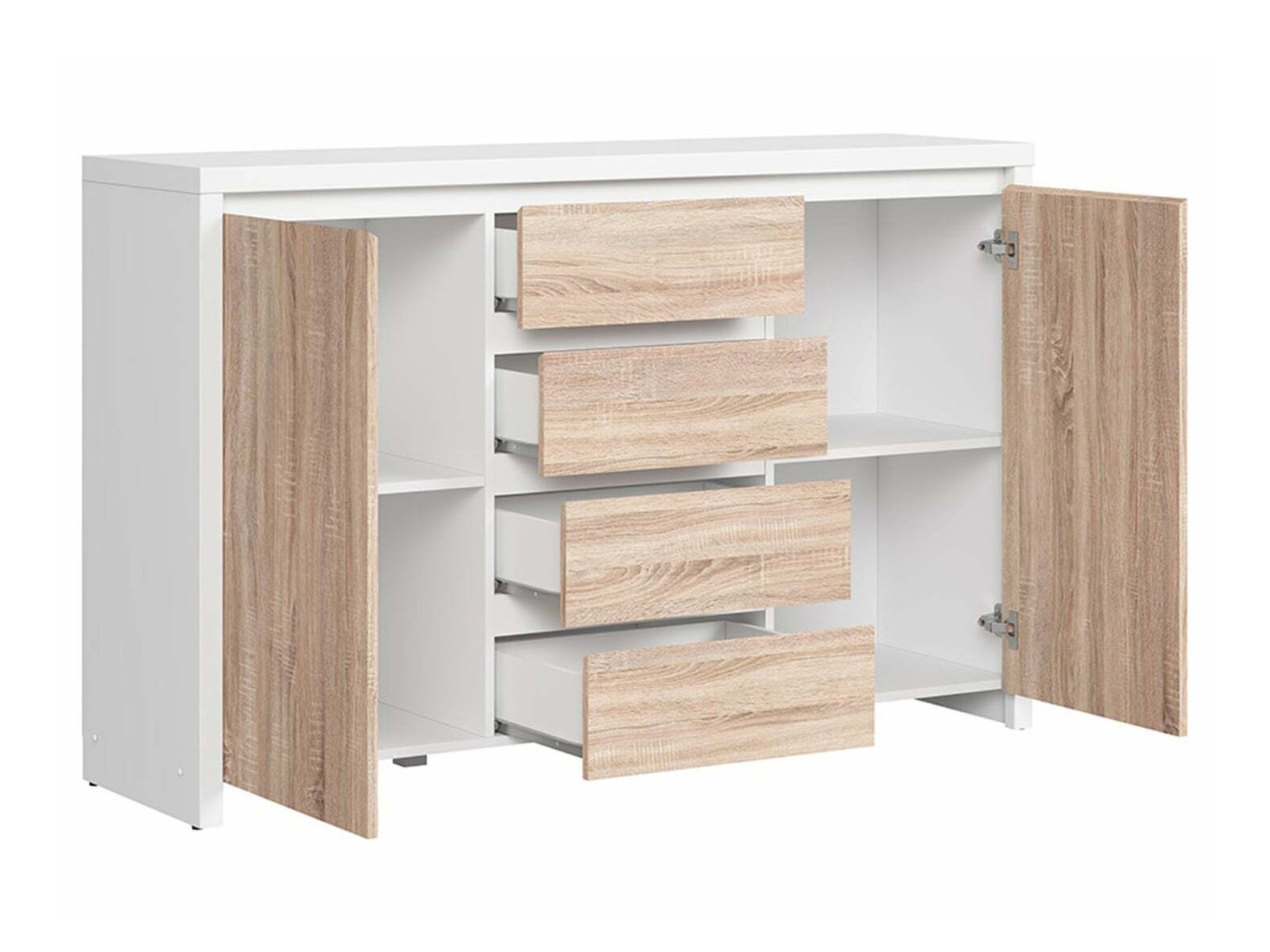 Скрин Nolroma 103 (Бял + Сонома дъб)