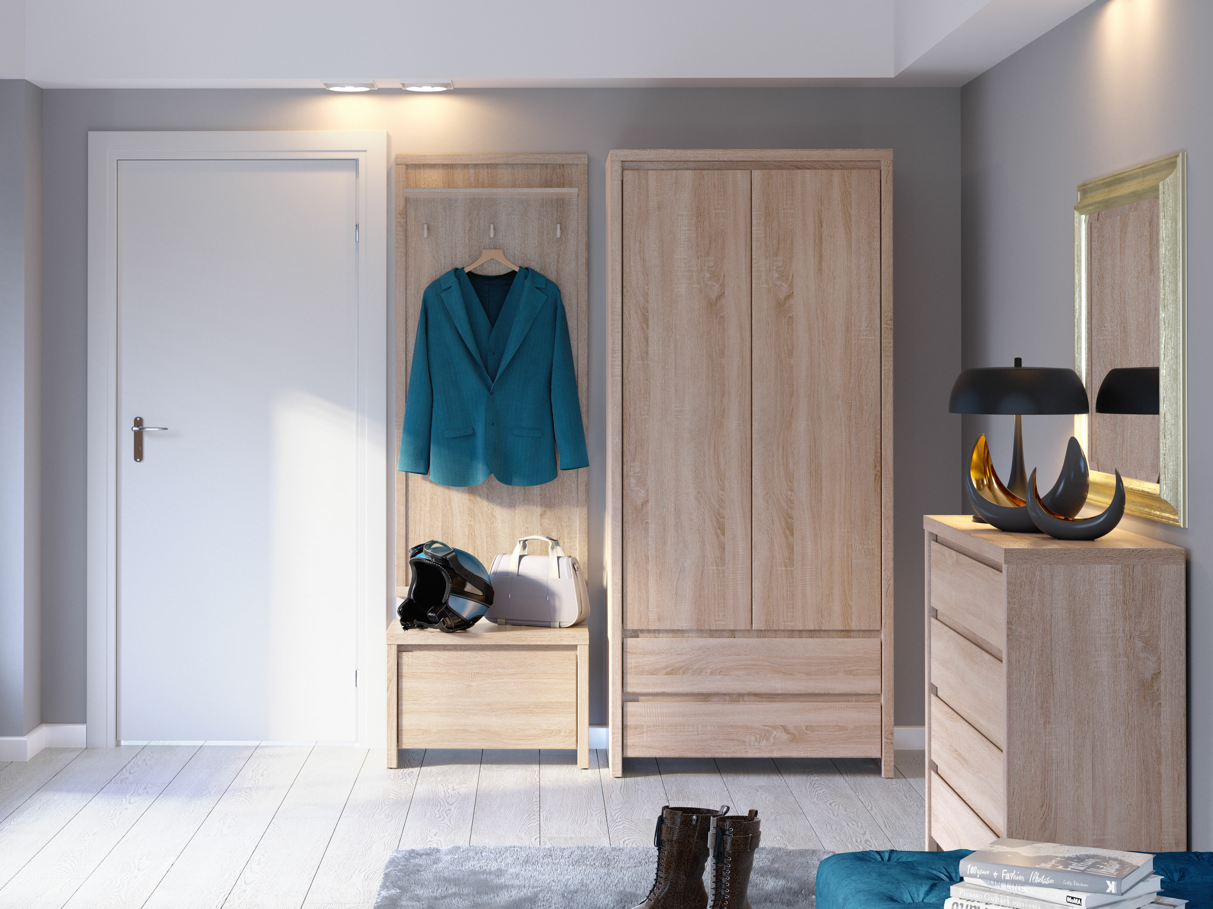 Етажерка Nolroma 141 (Сонома дъб)