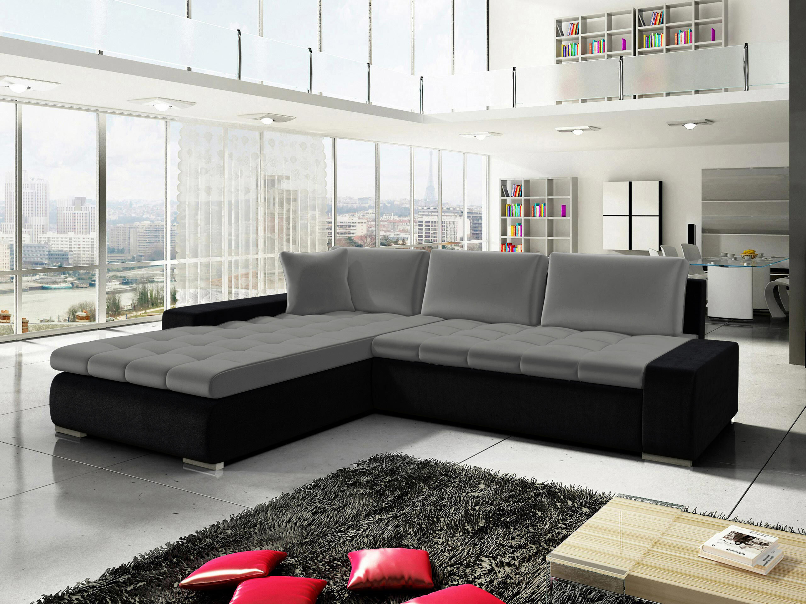 Ъглов диван Comfivo Nitor II (Magic Velvet 2219 + Magic Velvet 2217)