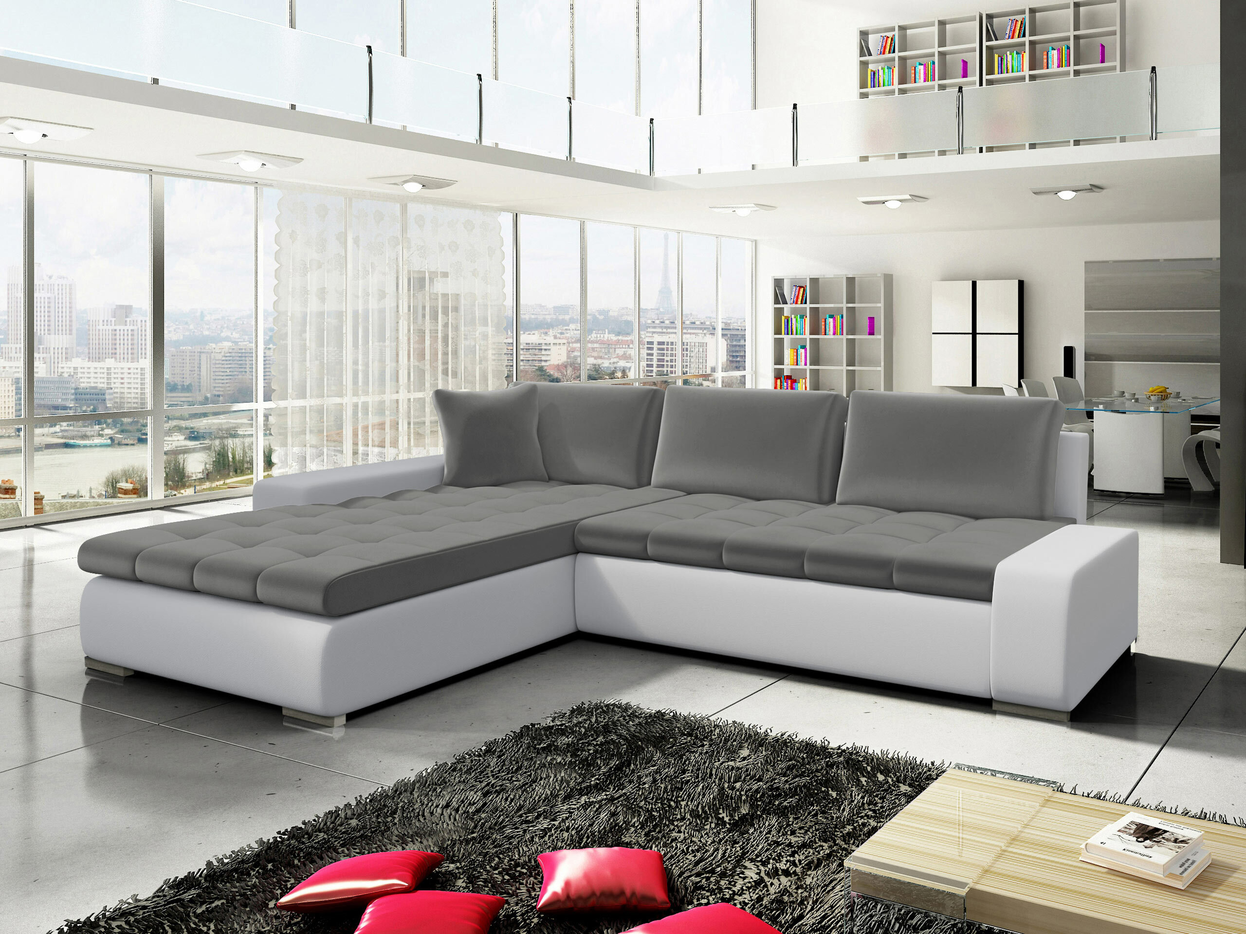 Ъглов диван Comfivo Nitor II (Soft 017 + Magic Velvet 2217)