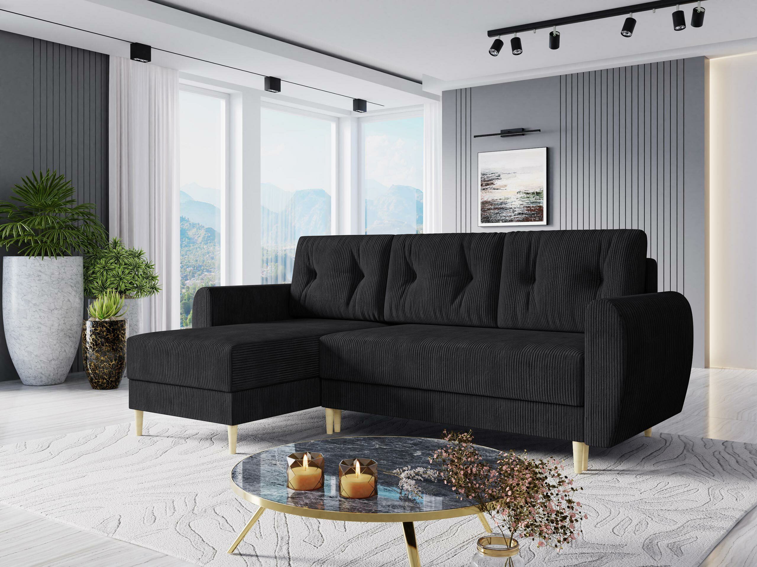 Ъглов диван Memphis 139 (Poso 135)