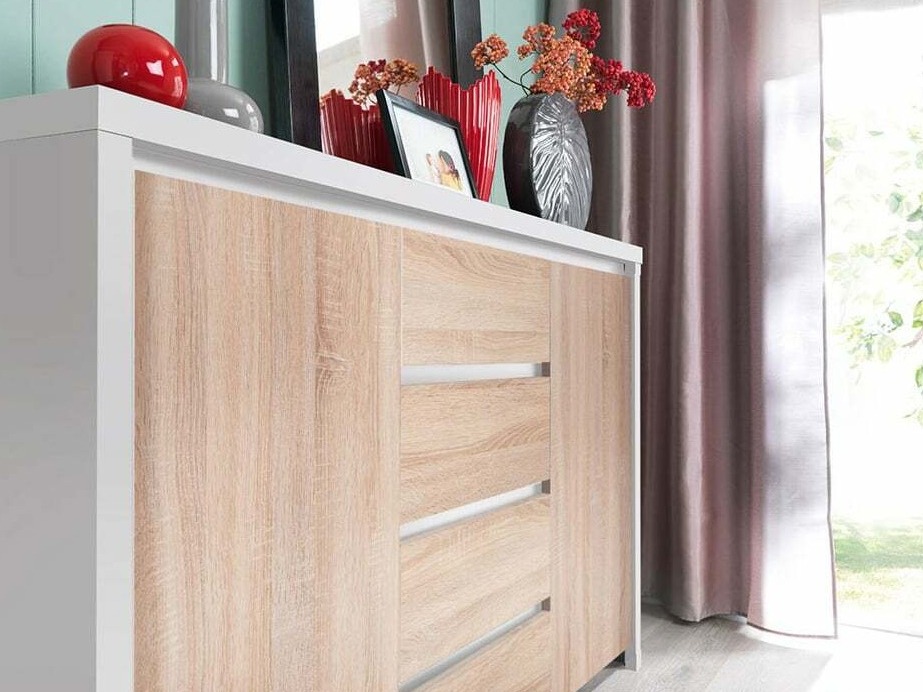 Скрин Nolroma 103 (Бял + Сонома дъб)