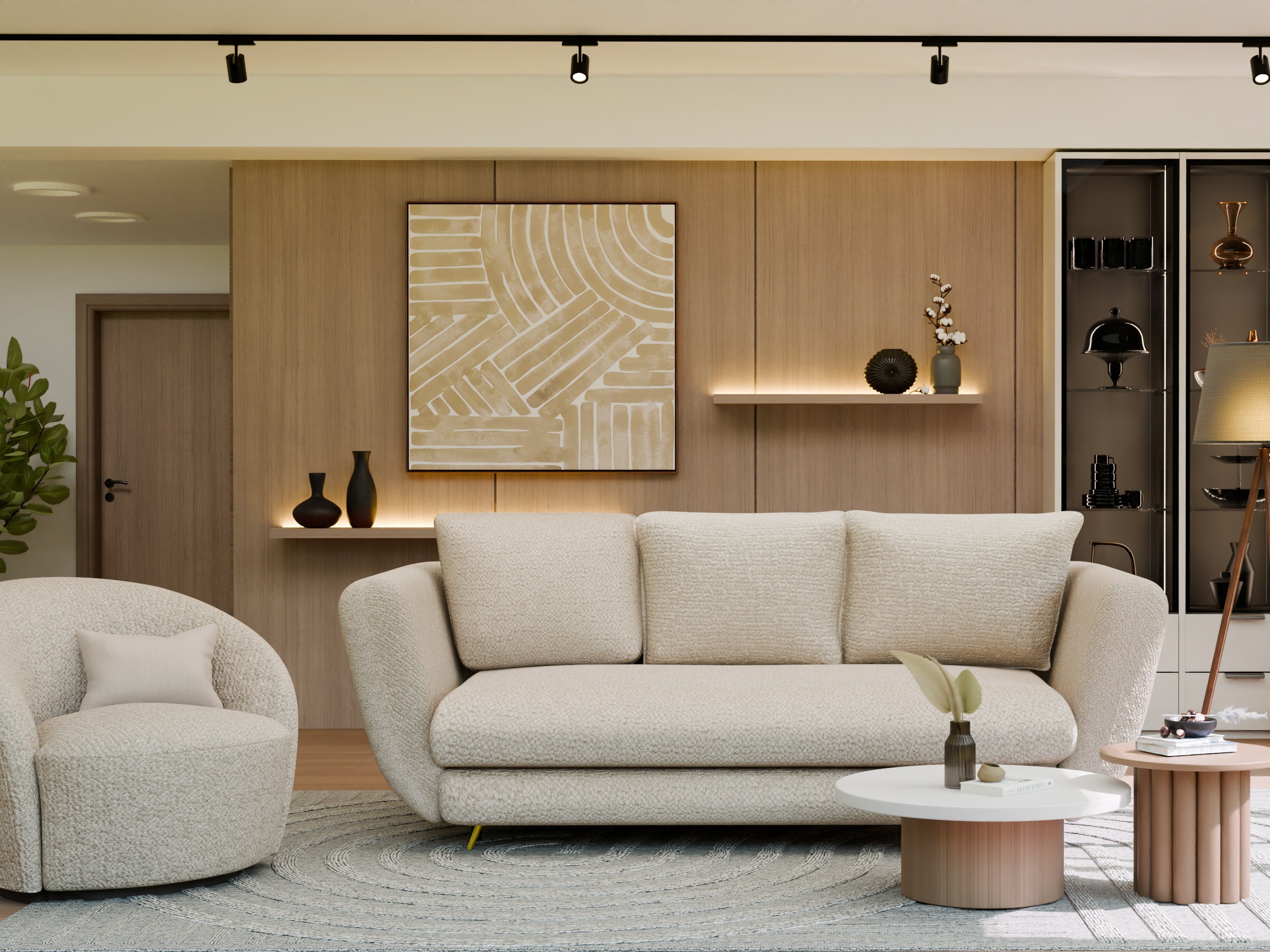 Разтегателен диван Mandeville 354 (Златно + Черен)