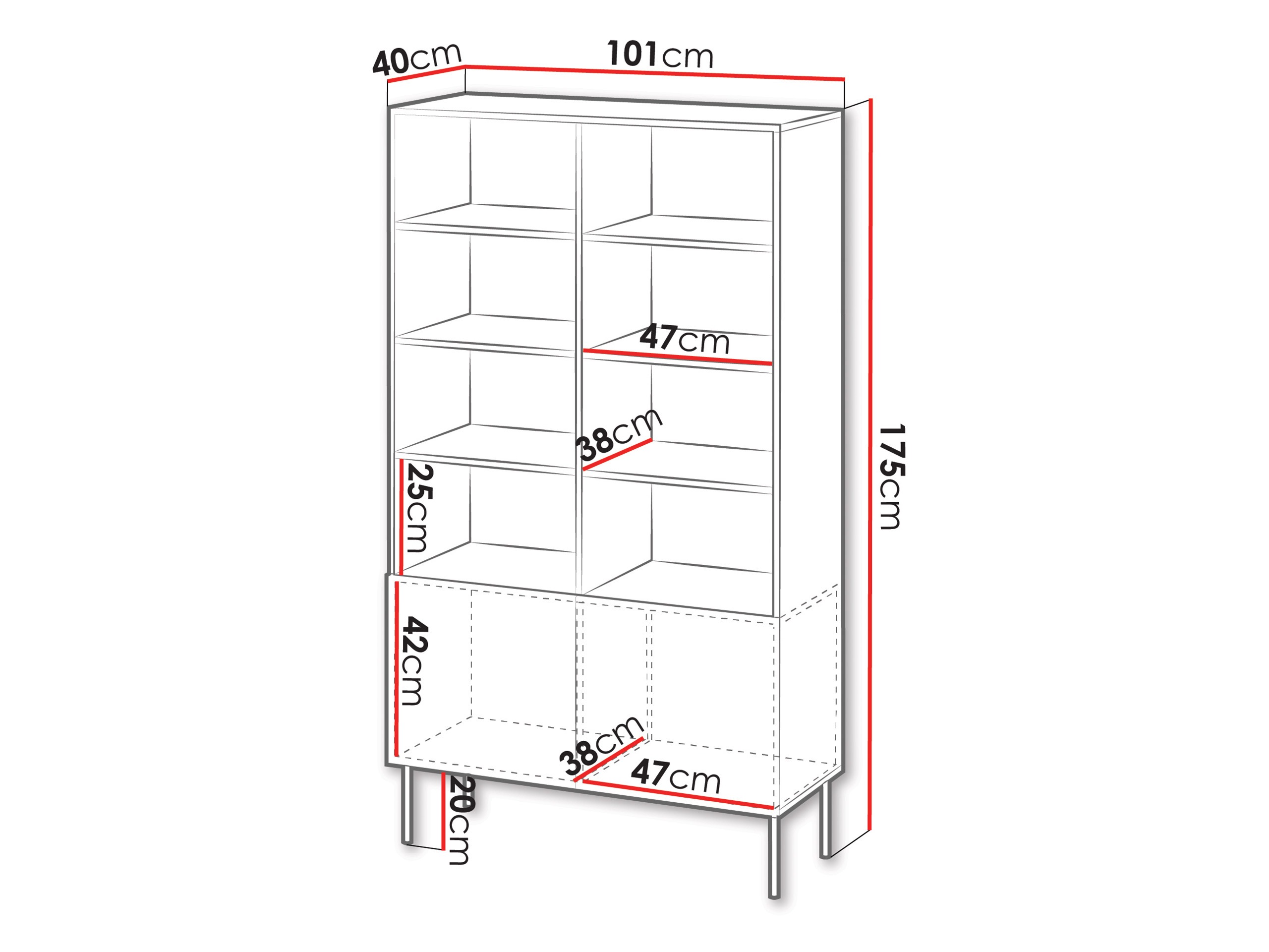 Етажерка Evavese 106 (Бежов)