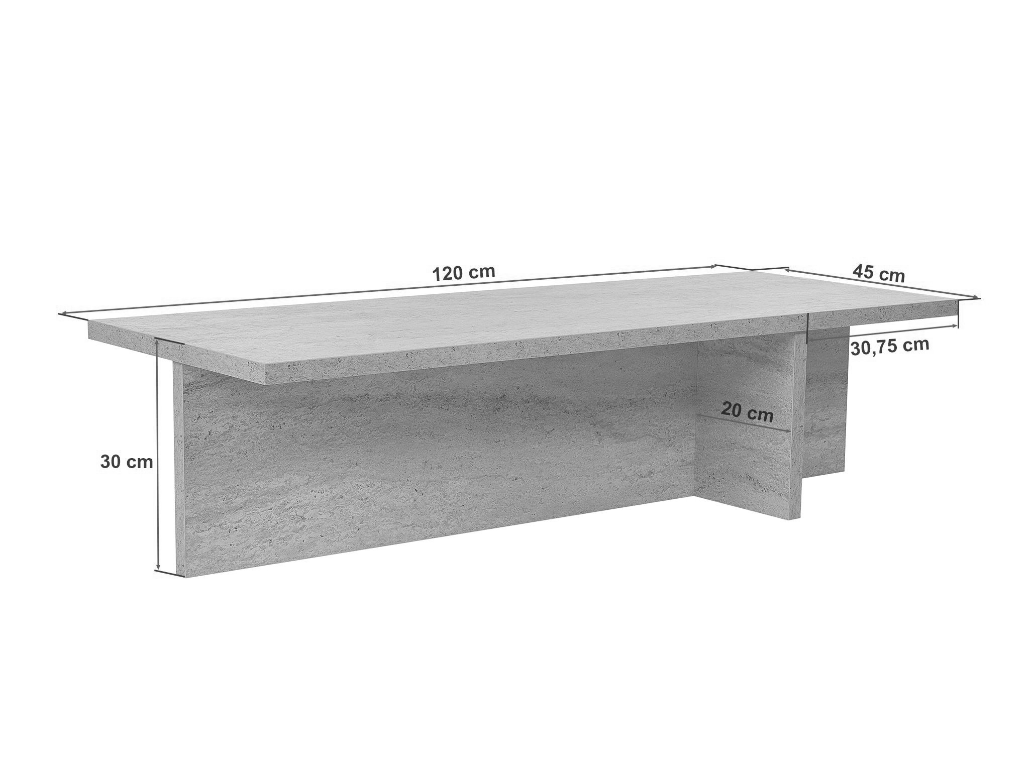 Масичка за кафе Novato 136 (Бор)