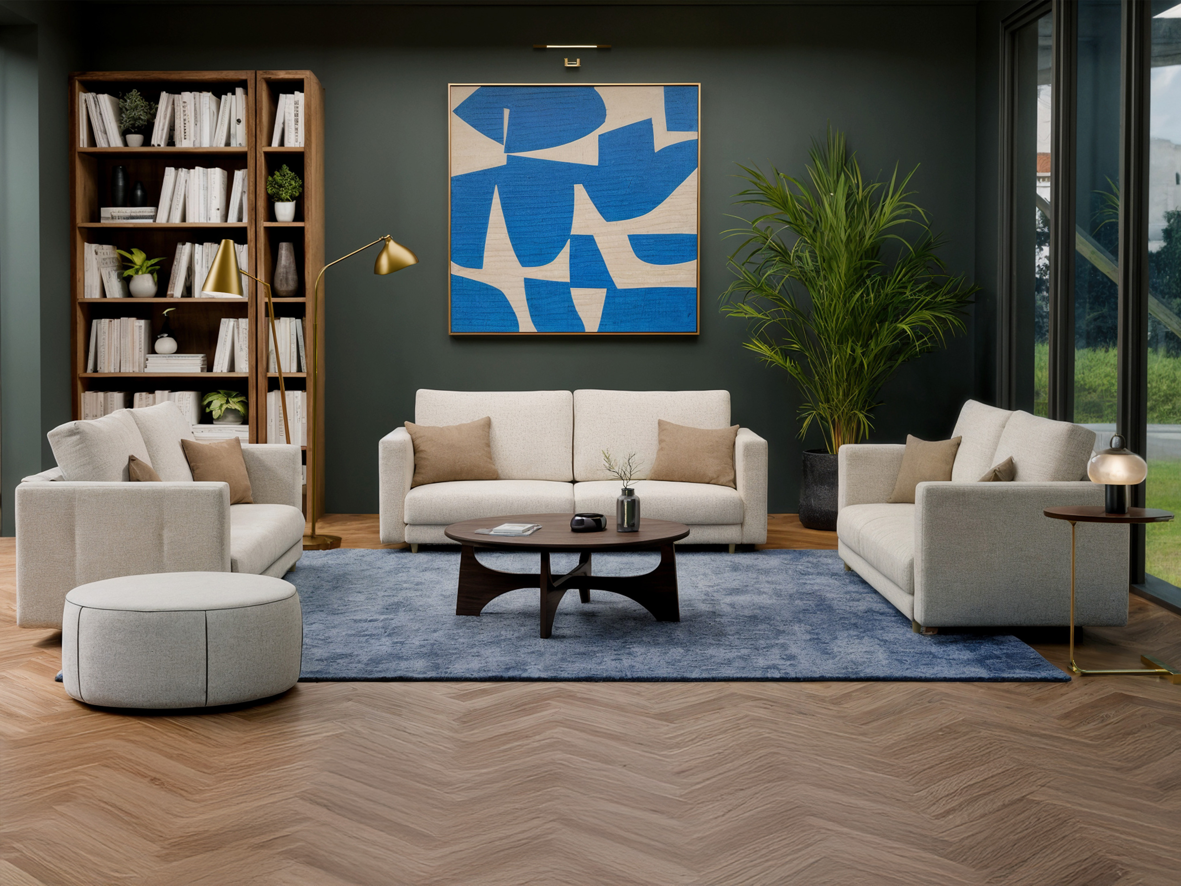 Разтегателен диван Mandeville 353 (Бежов)