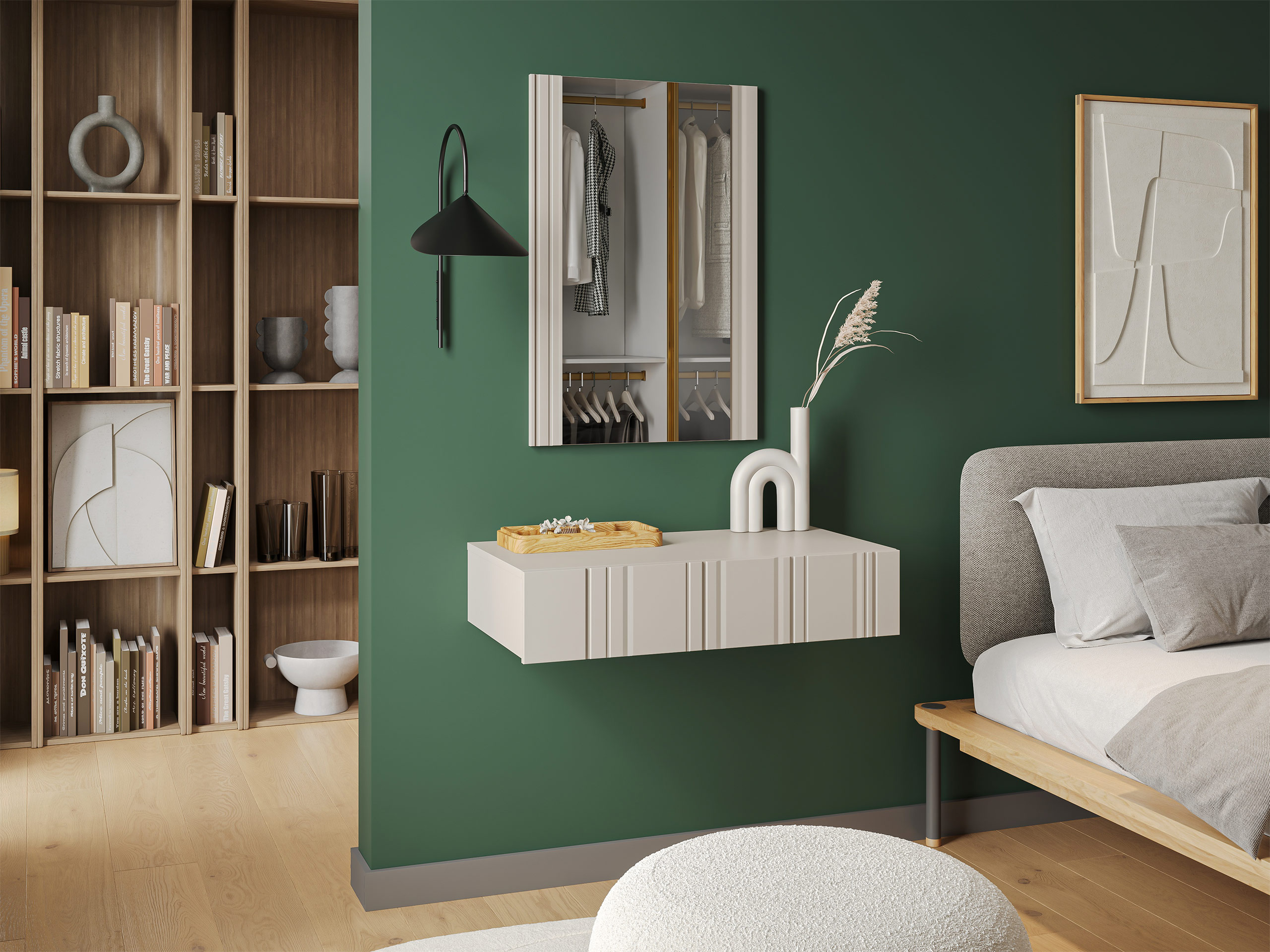 Тоалетка Evavese 109 (Бежов)