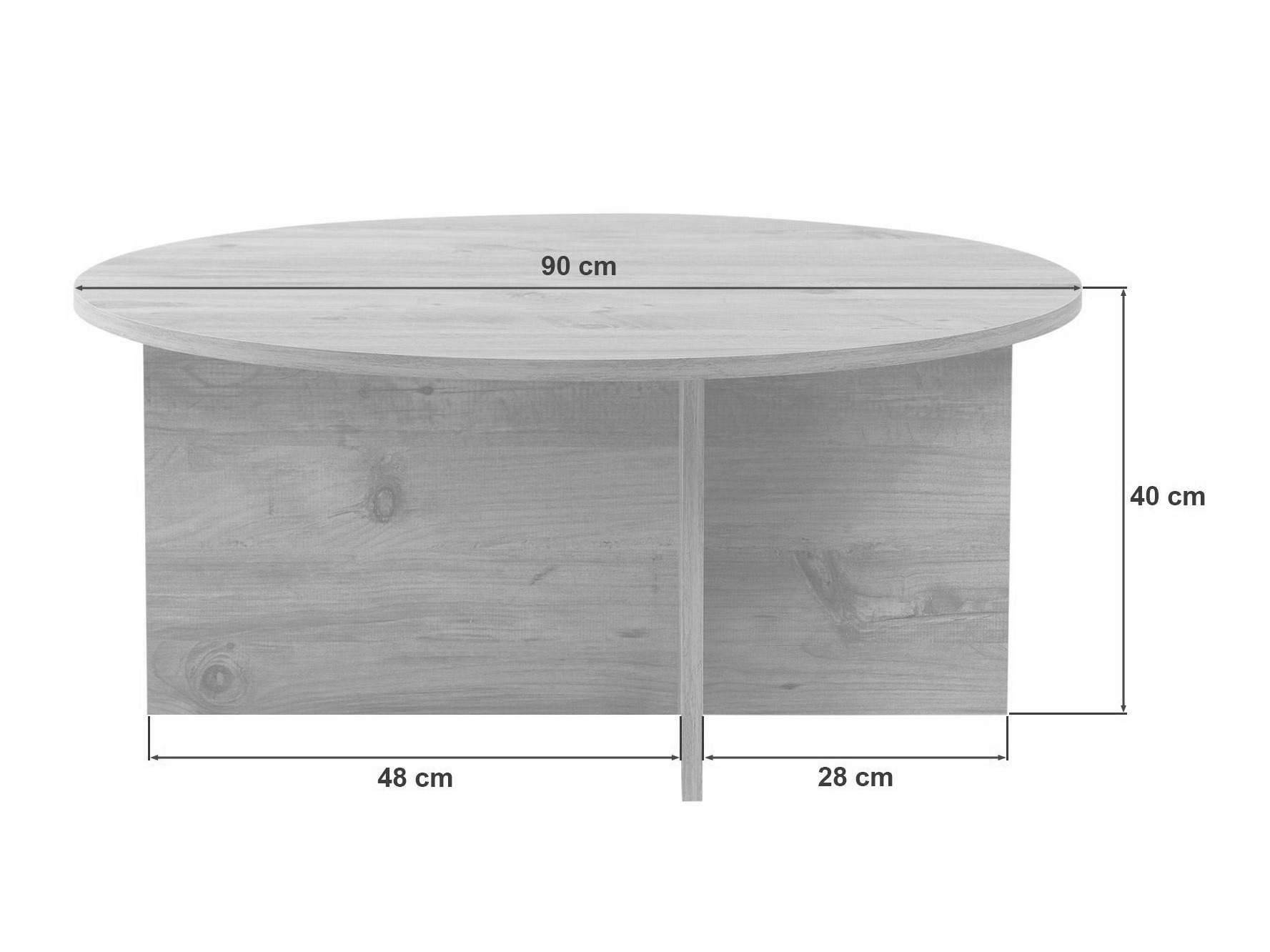 Масичка за кафе Novato 137 (Дъб)