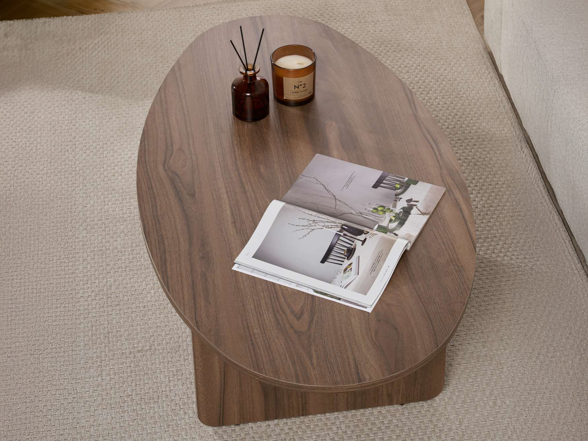 Масичка за кафе Novato 139 (Орех)