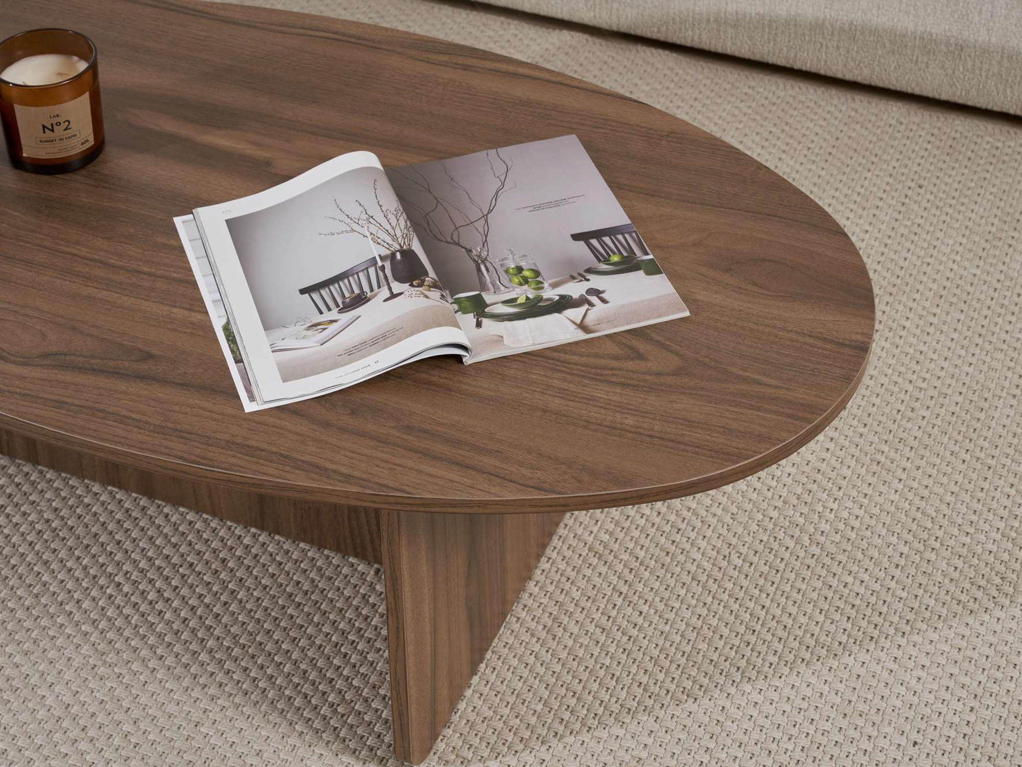 Масичка за кафе Novato 139 (Орех)