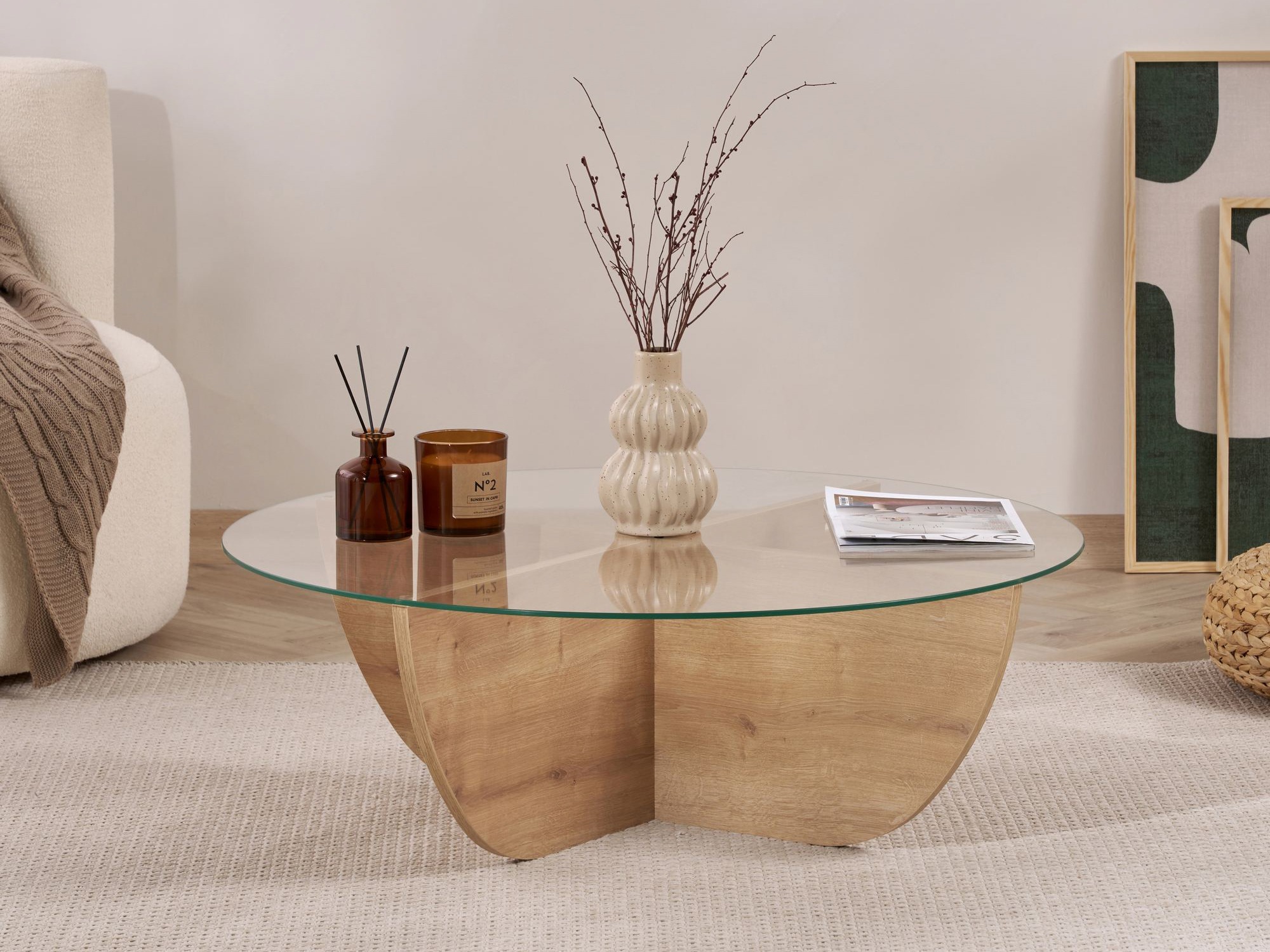 Масичка за кафе Novato 140 (Дъб)