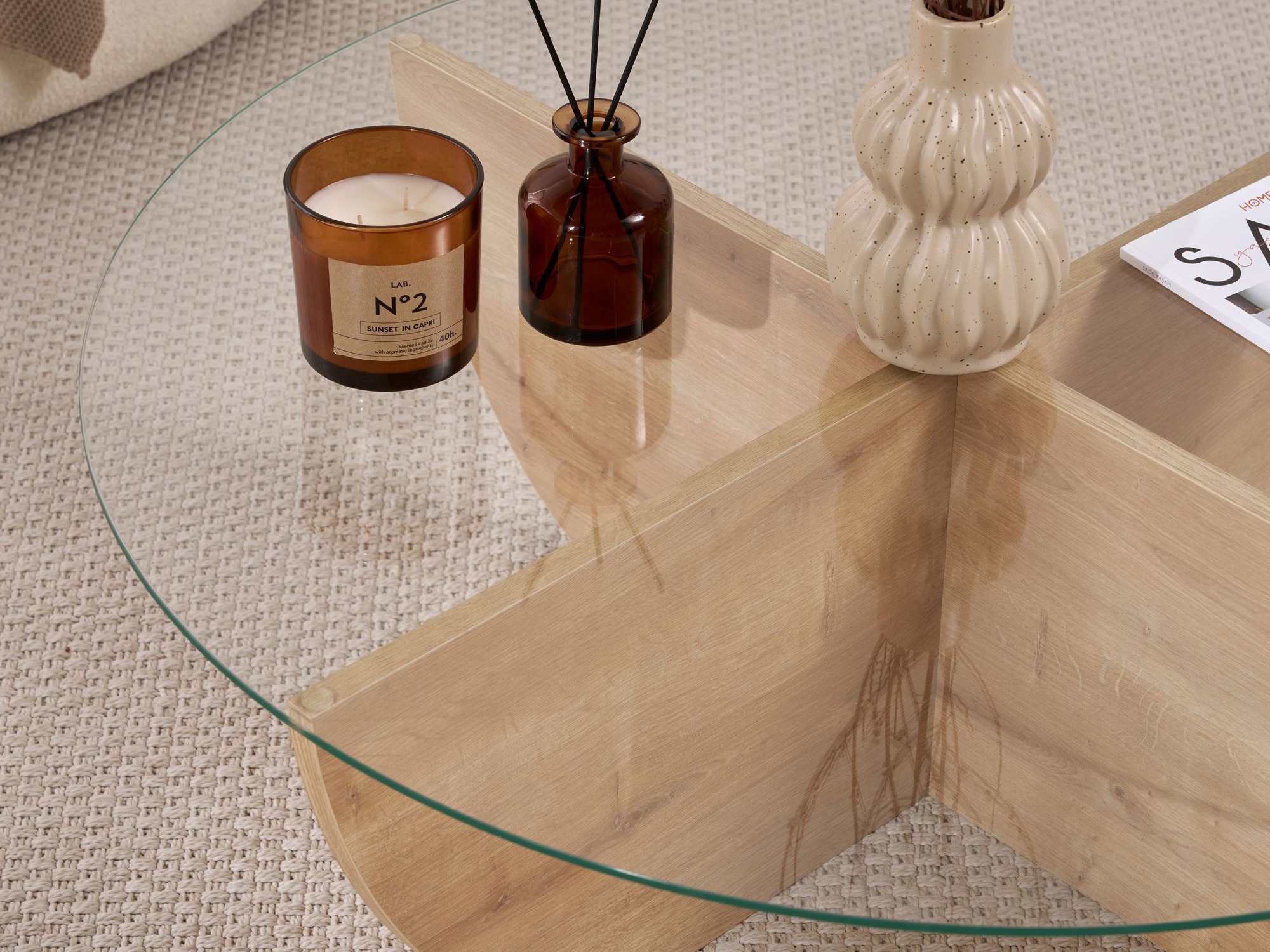 Масичка за кафе Novato 140 (Дъб)