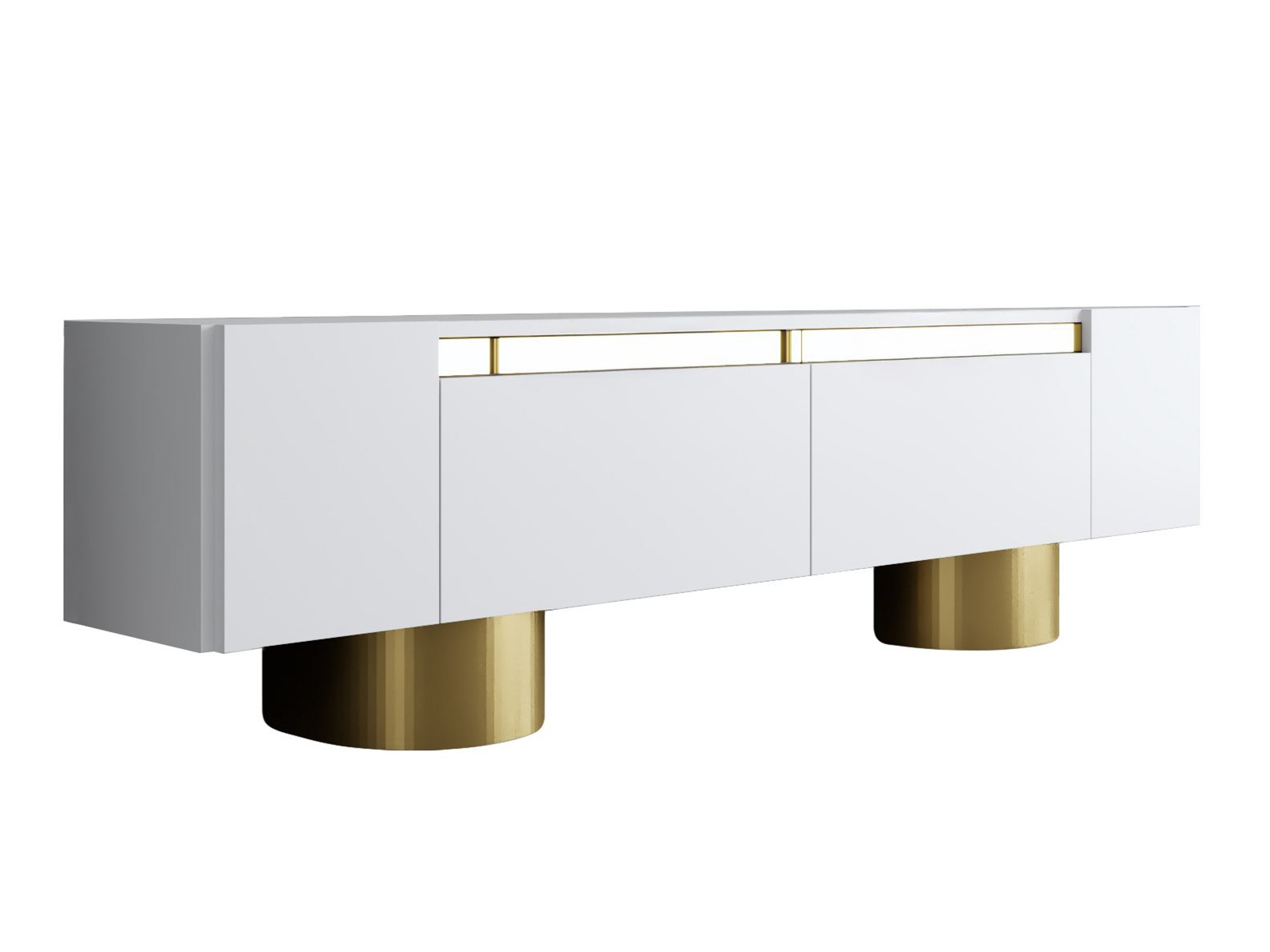 ТВ шкаф Kailua 2669 (Бял)