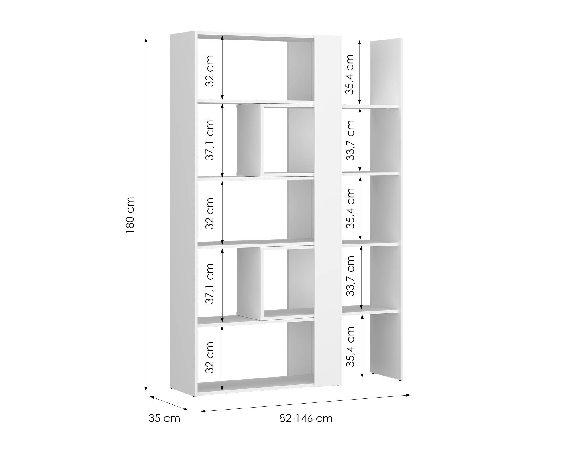 Етажерка Ontario 145 (Дъб)