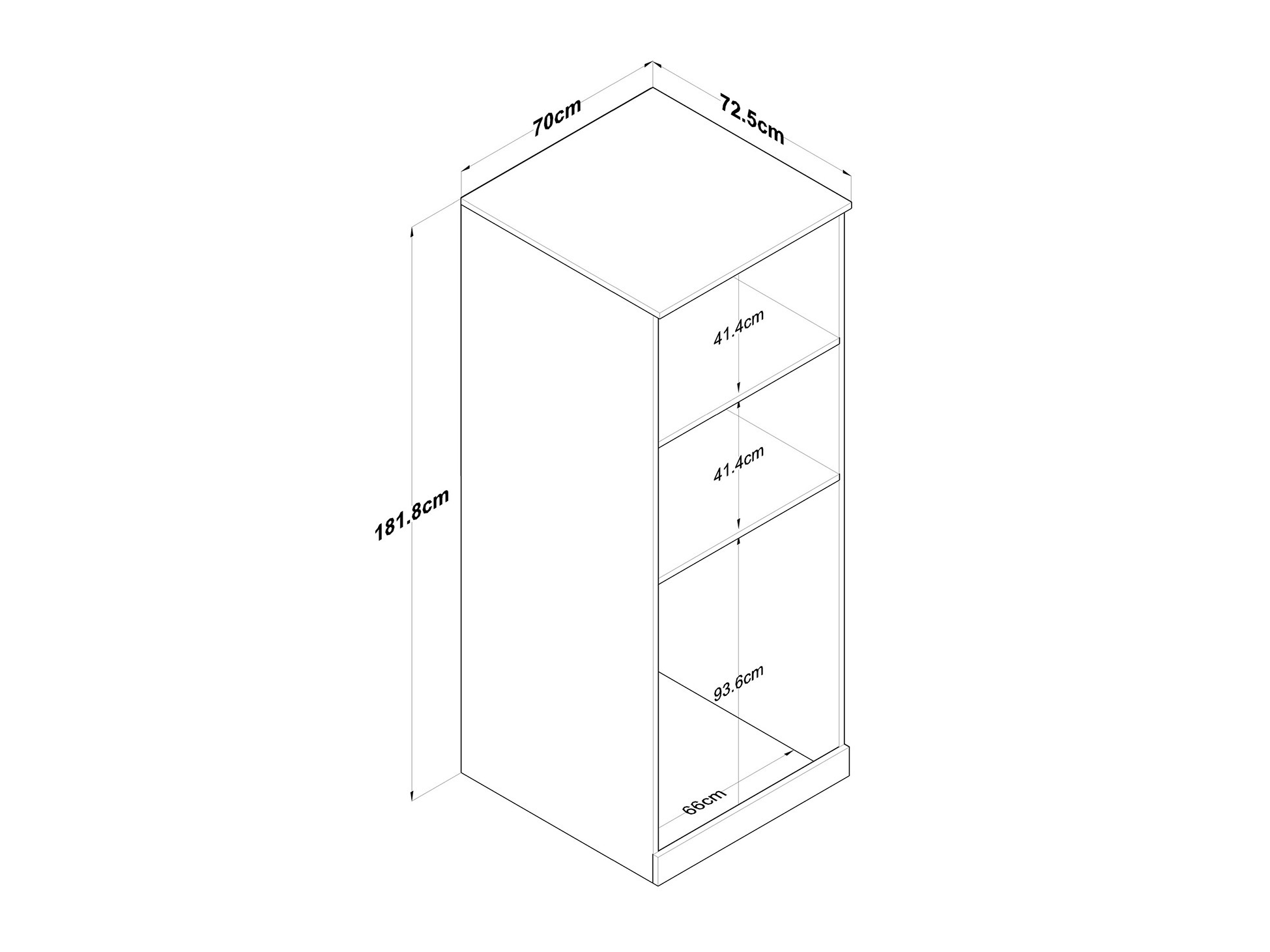 Шкаф за баня Kailua 2672