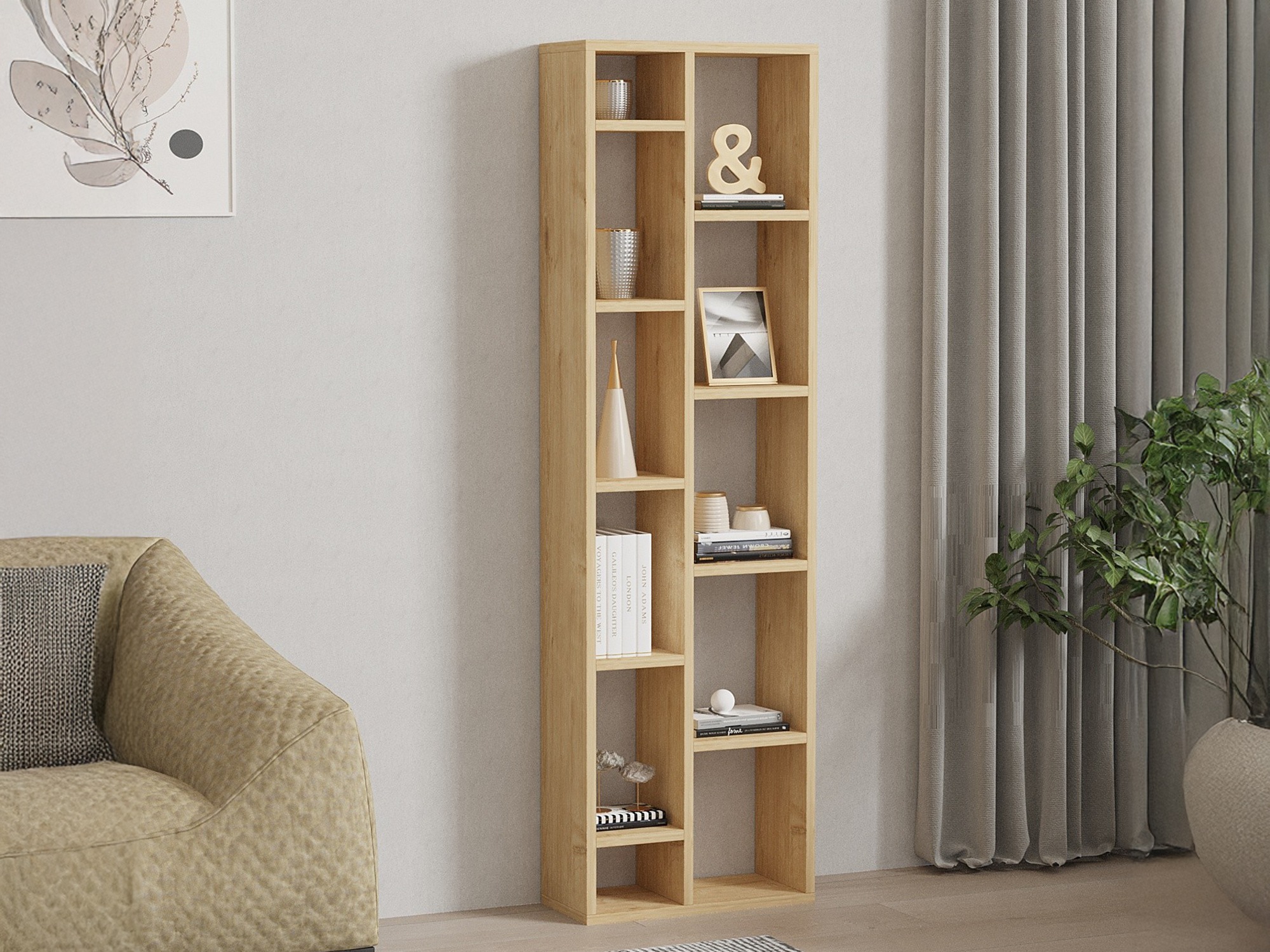 Етажерка Kailua 2686 (Дъб)