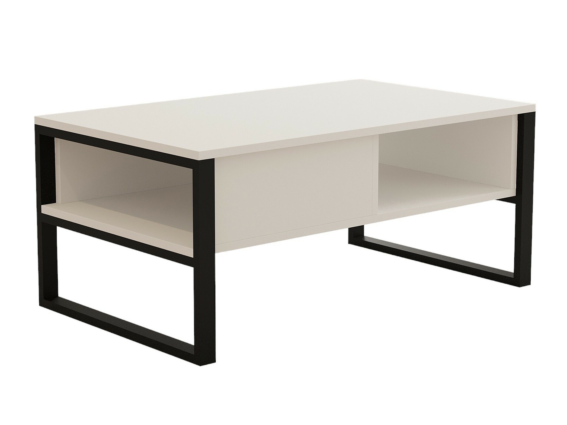 Масичка за кафе Kailua 2687 (Бял + Черен)