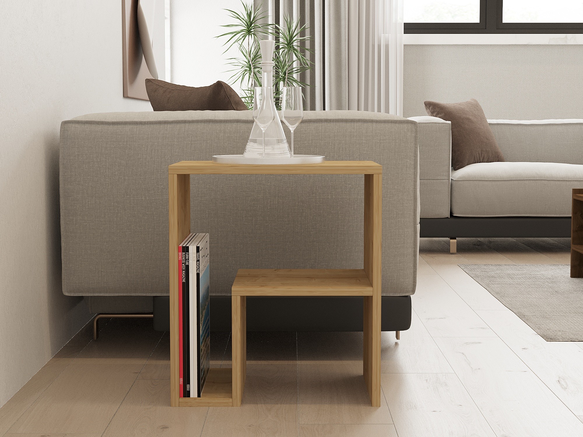 Помощна масичка Kailua 2688 (Дъб)