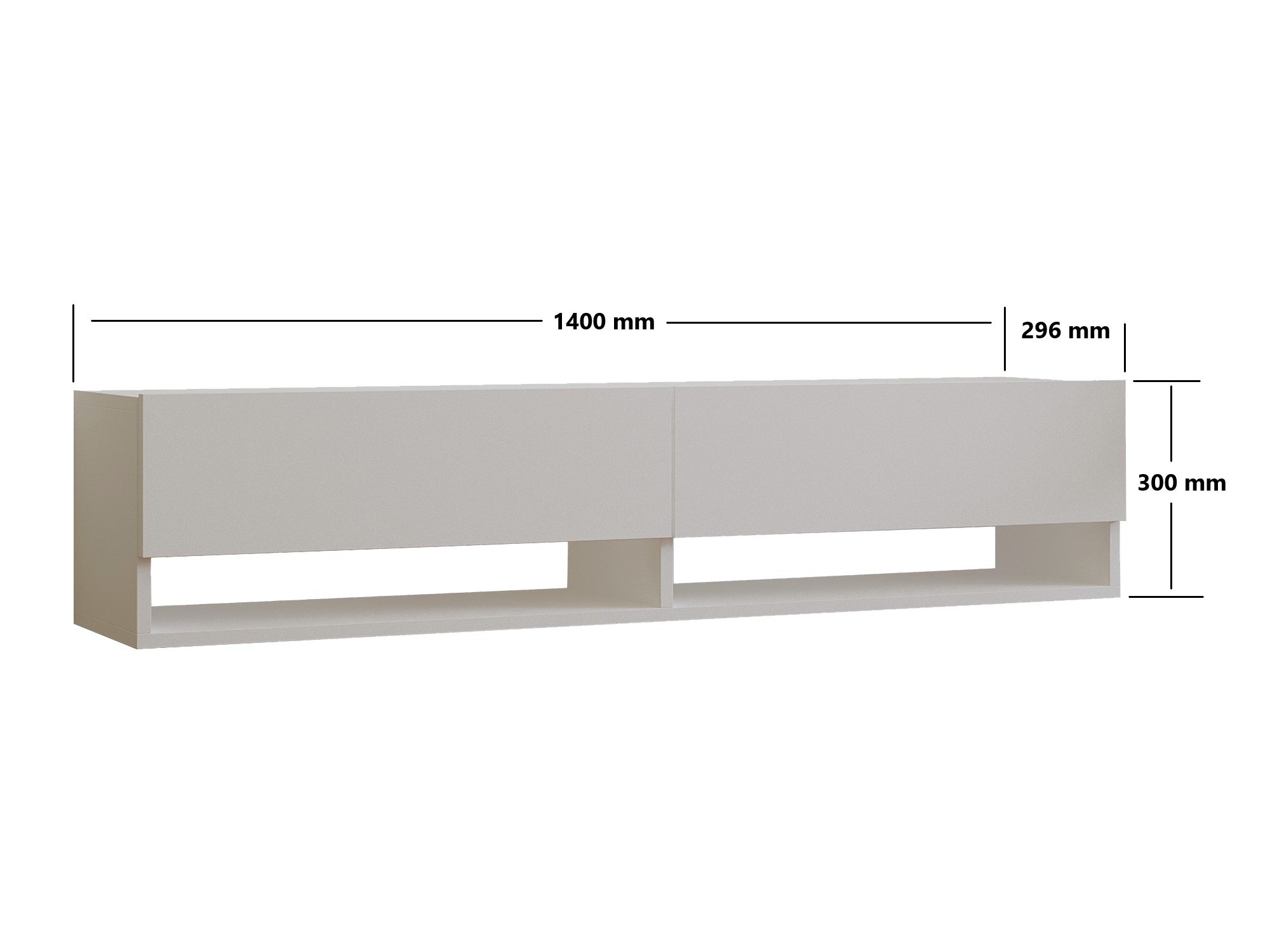 ТВ шкаф Kailua 2690 (Бял)