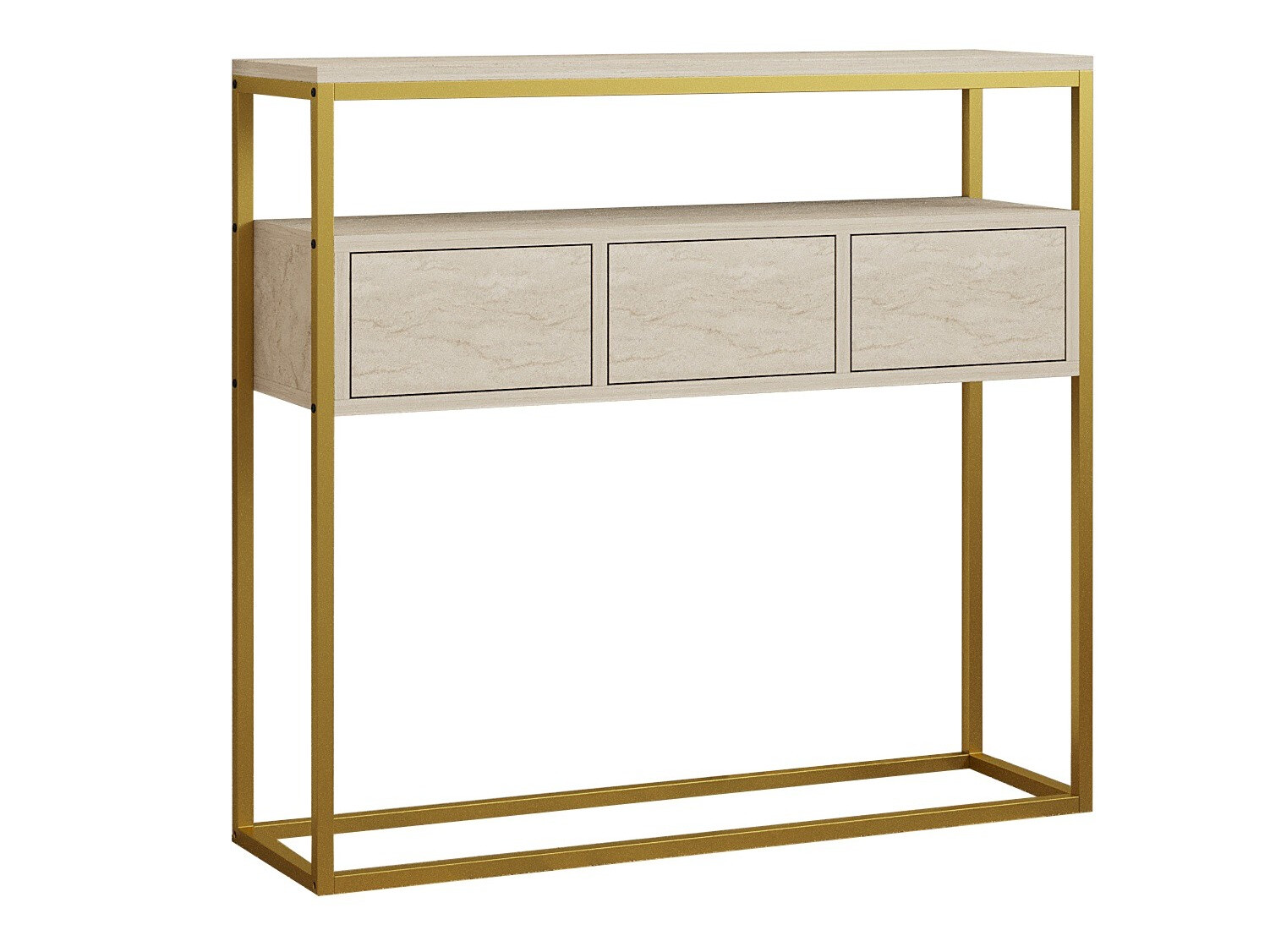 Конзолна маса Kailua 636 (Лек травертин)