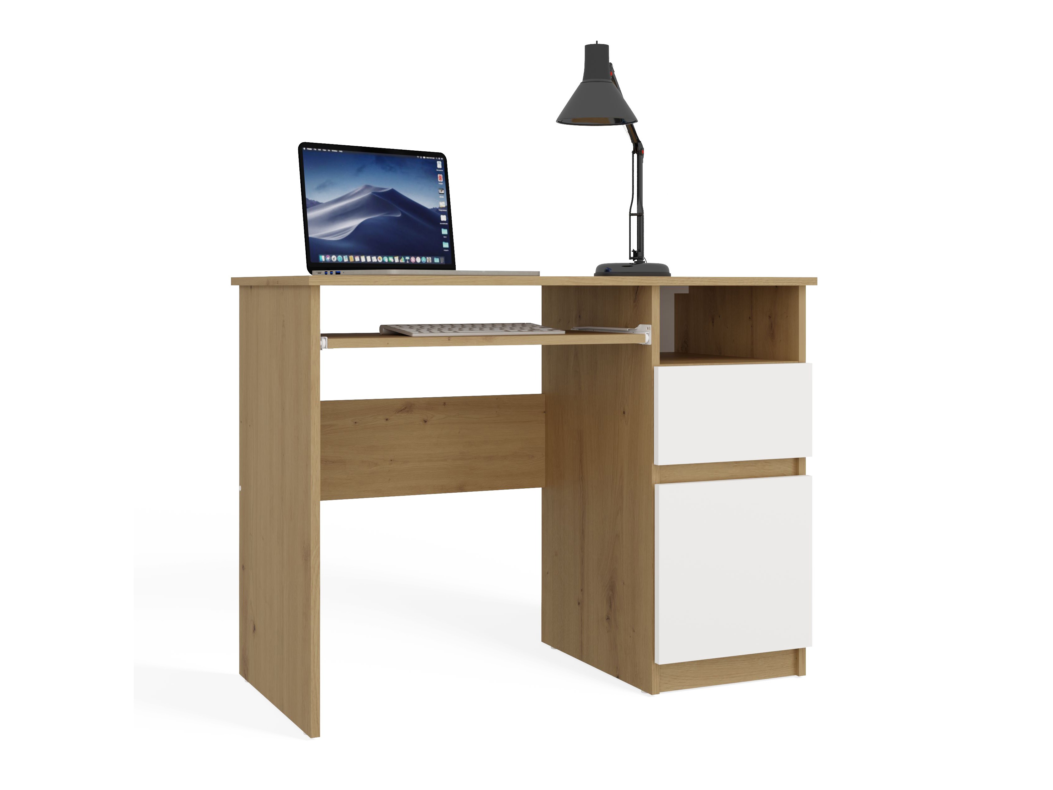 Офис бюро Mandeville 269 (Artisan дъб + Бял)