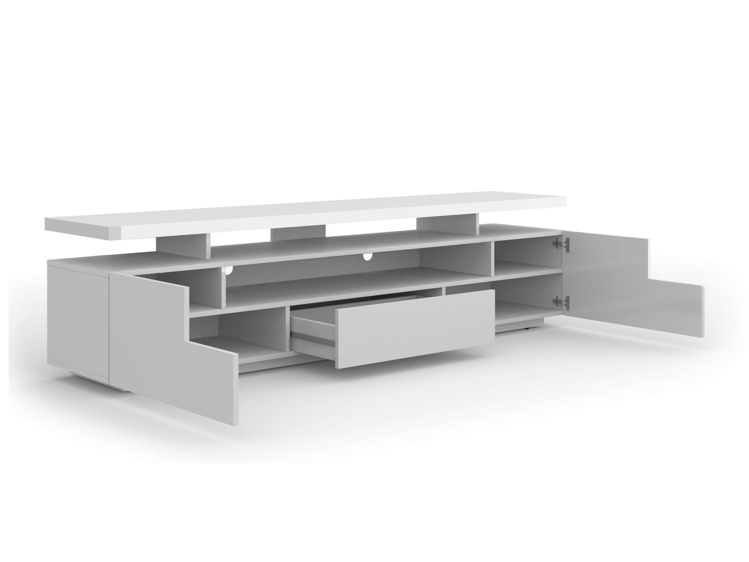 ТВ шкаф Buffalo 175 (Бял гланц)