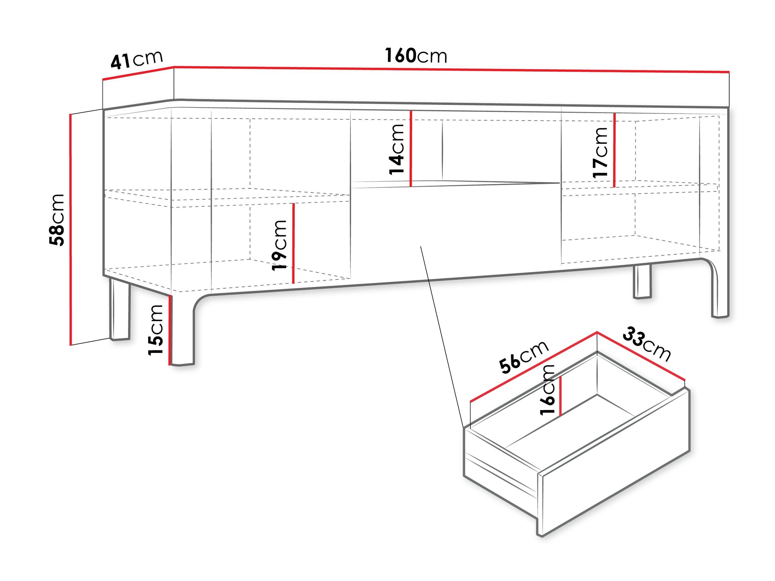 ТВ шкаф Mavtoru 103